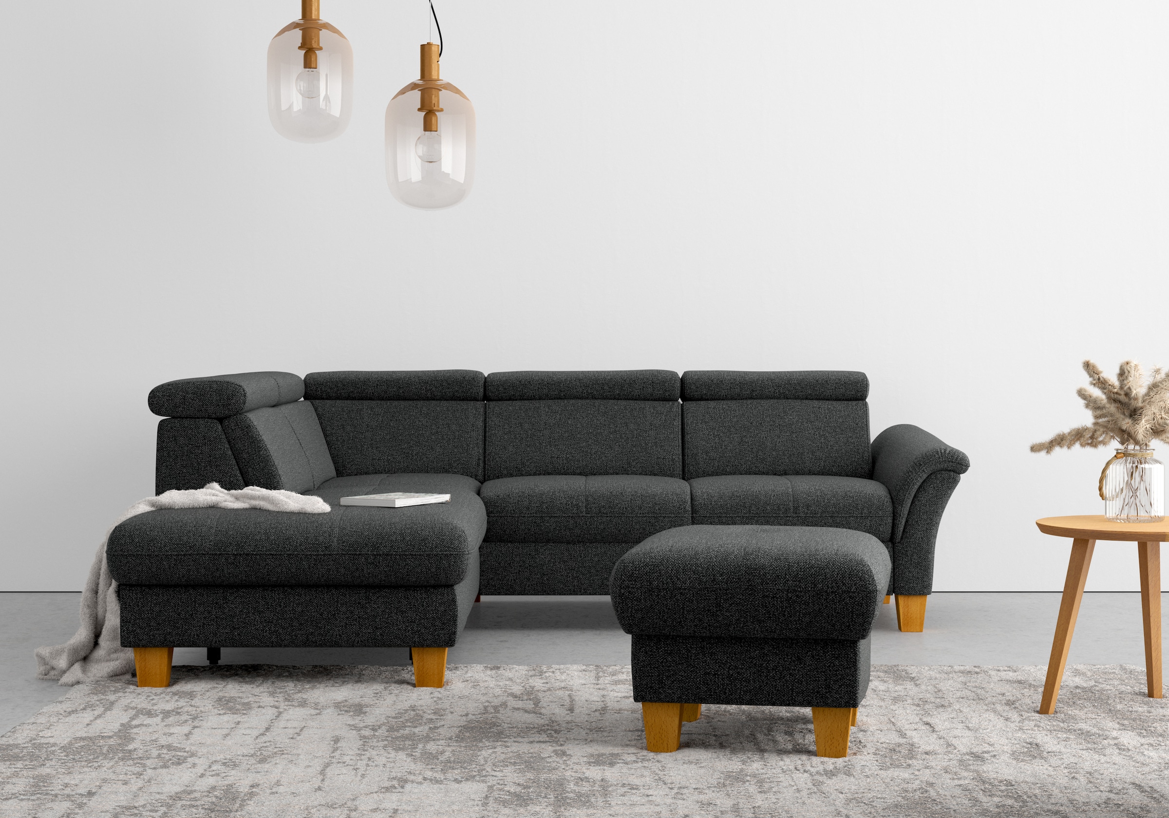 Home affaire Ecksofa »Lindgren L-Form«, wahlweise mit TV-Funktion, Stauraum günstig online kaufen