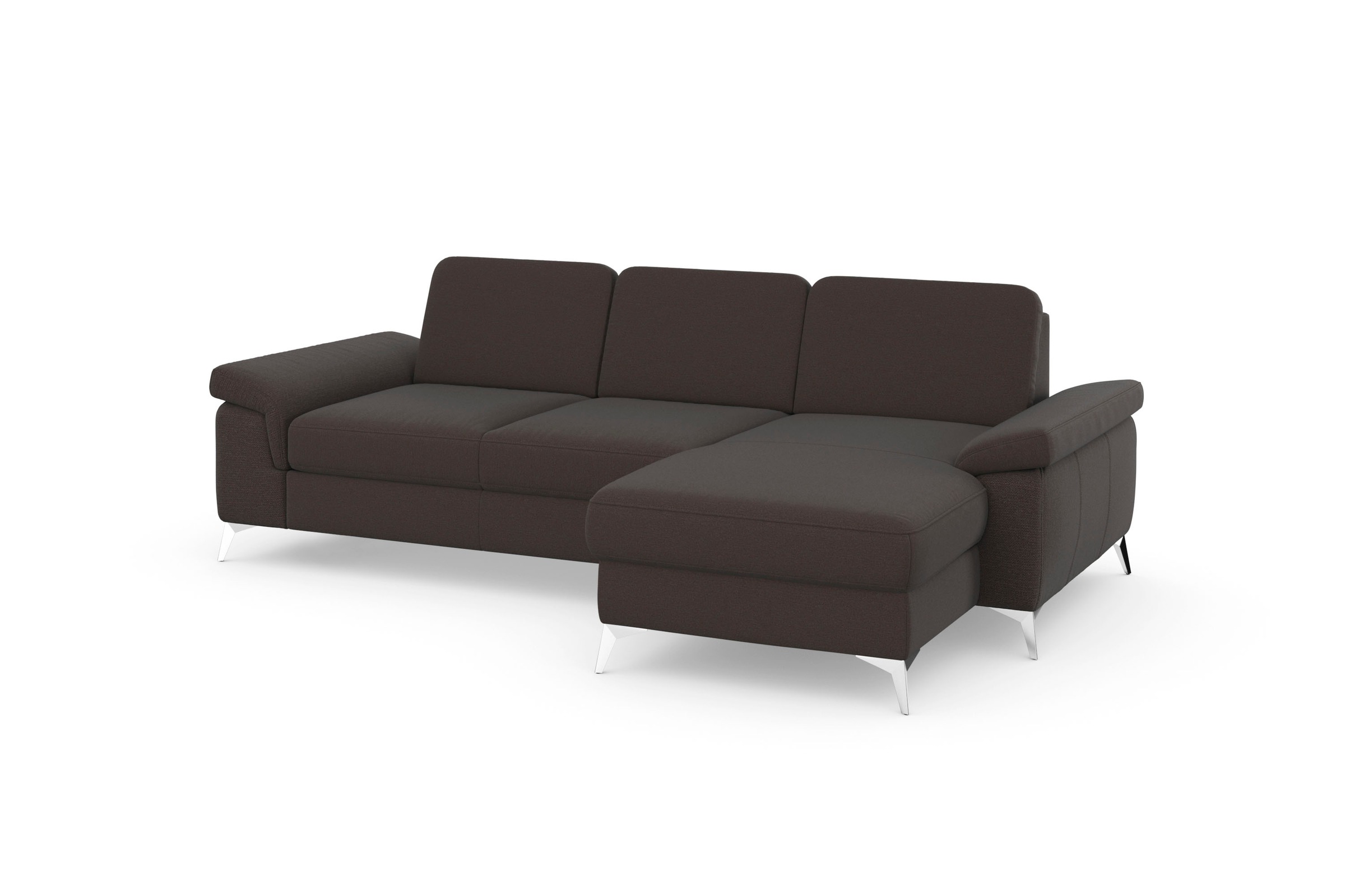 sit&more Ecksofa »Padua L-Form«, inklusive Sitztiefenverstellung, Armteilfunktion und Federkern