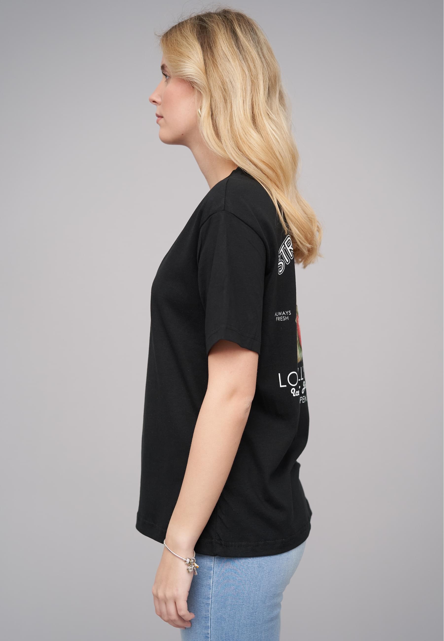 CLOUD 5IVE T-Shirt »CLOUD 5IVE Ladies 77 Locally Grown Black Tee« 1 Stk. tlg.