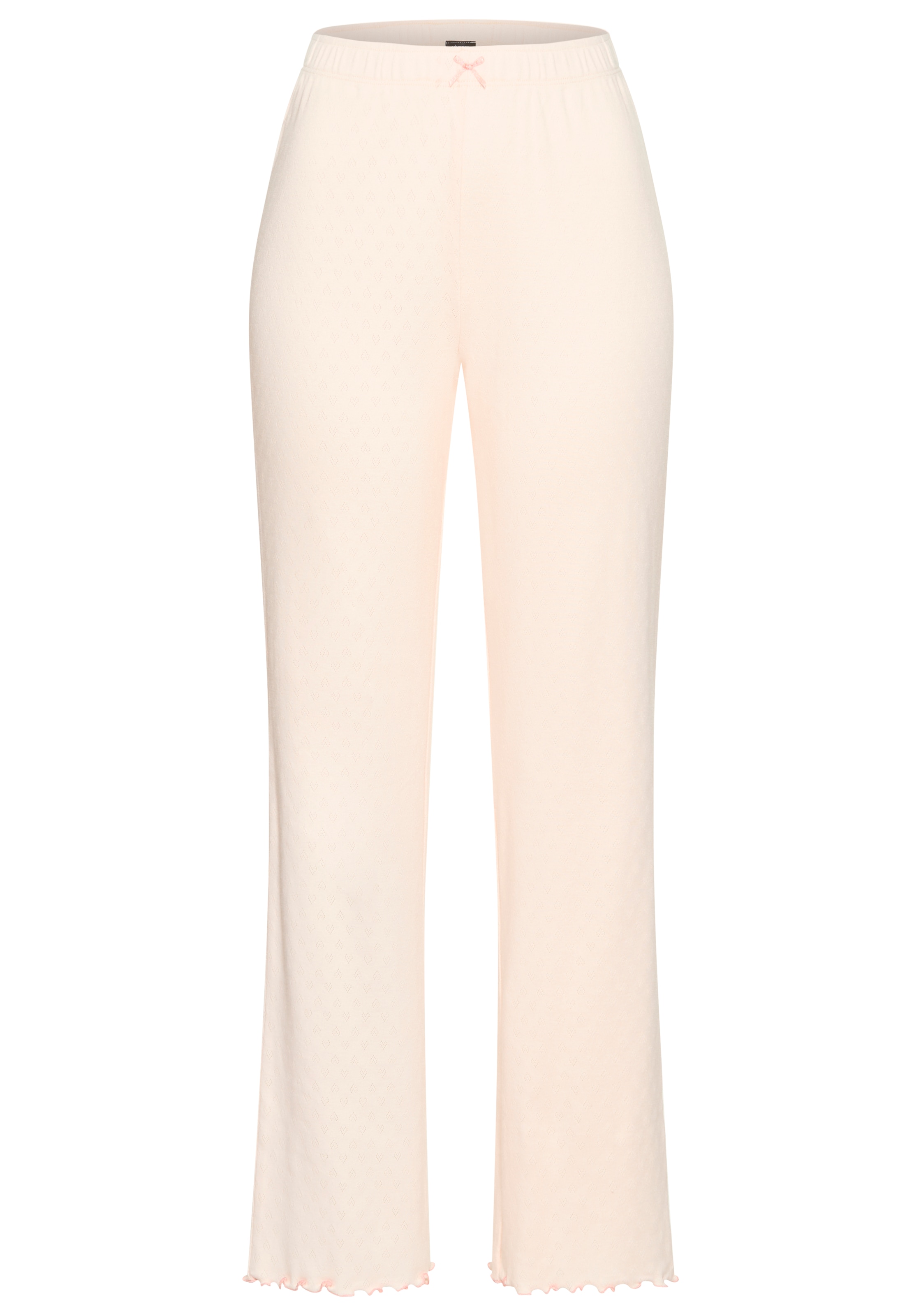 Vivance Dreams Pyjama Set, 2 mit romantischem Ajour Muster