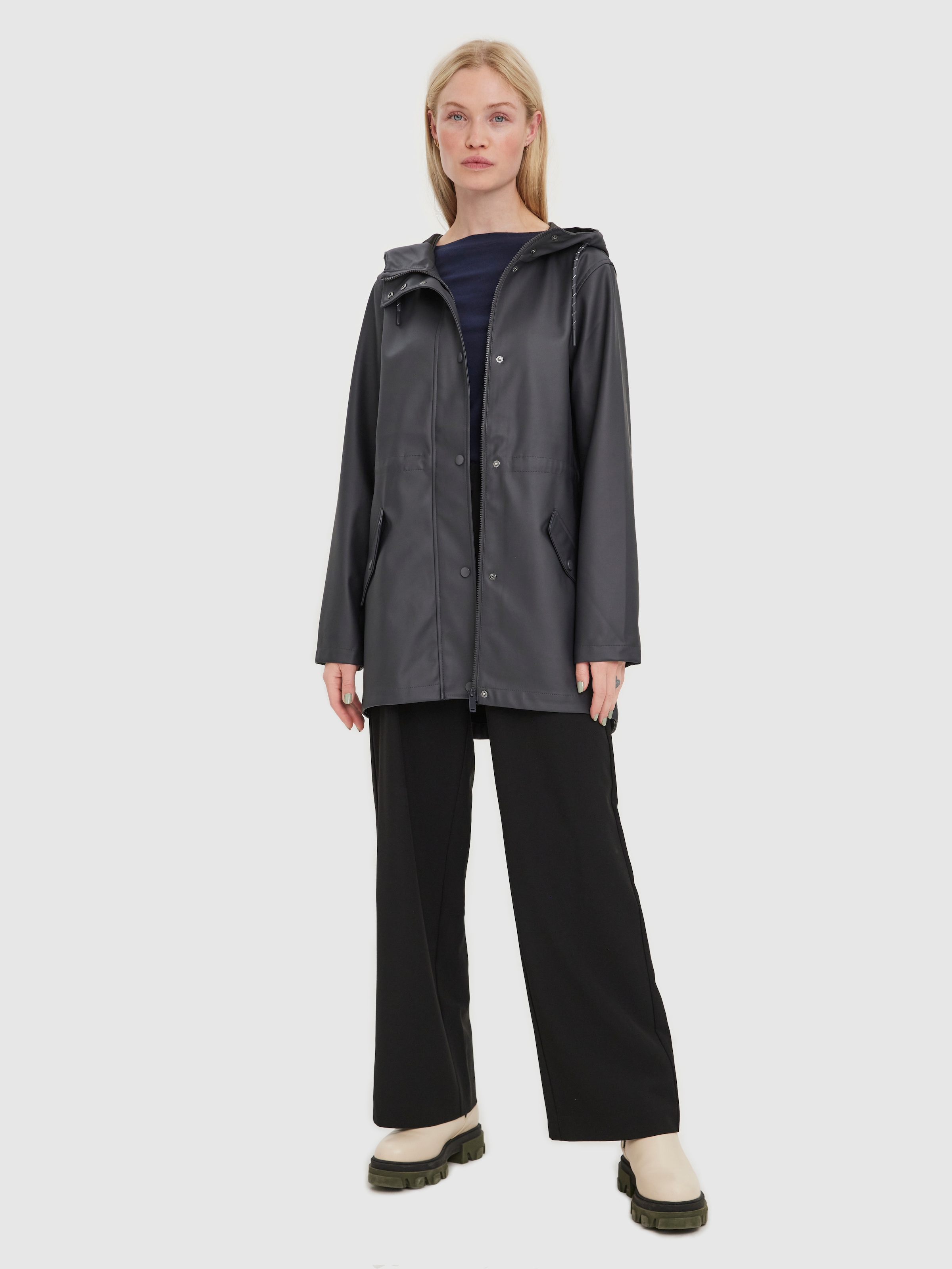 Vero Moda Regenjacke »VMMALOU COATED JACKET«, mit Kapuze