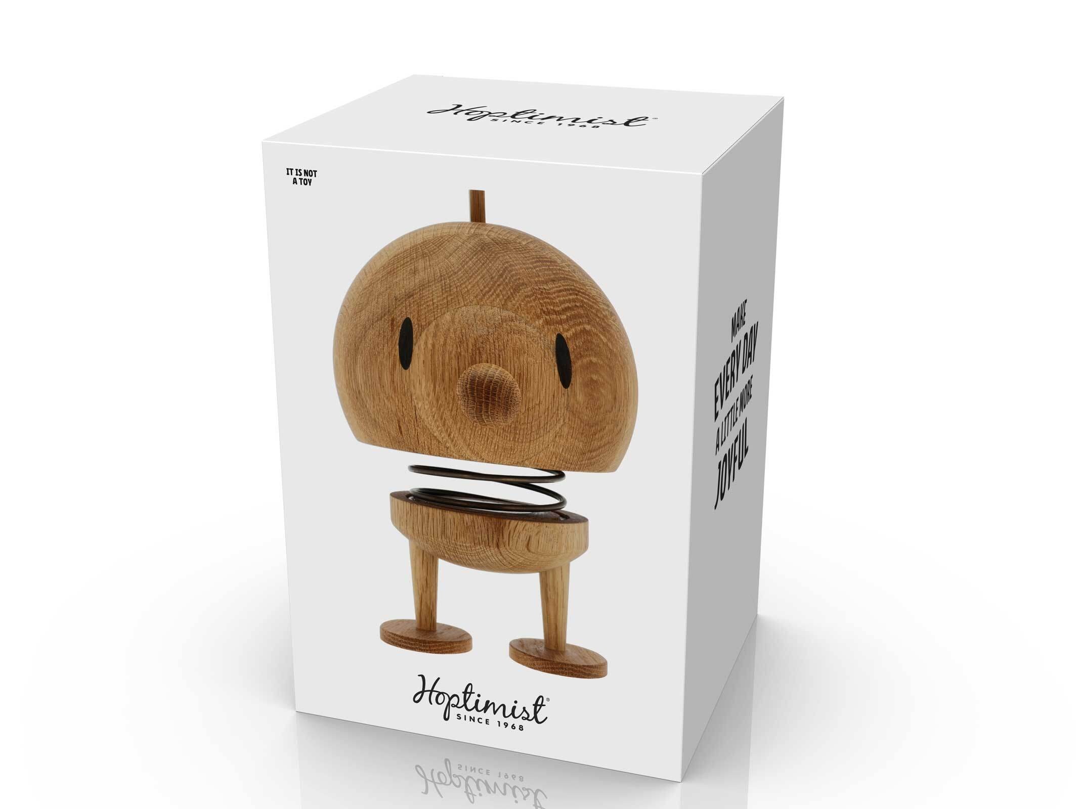 HOPTIMIST Dekofigur »Dekofigur Oak Bumble XL 23 cm eiche« günstig online kaufen