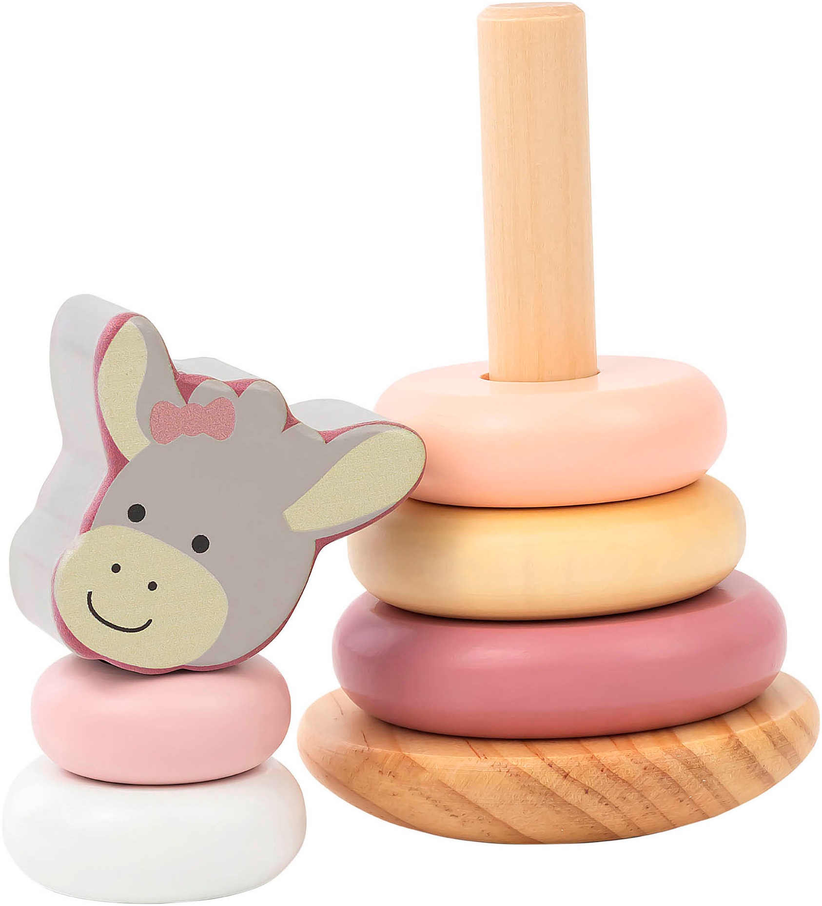 Sterntaler® Stapelspielzeug »Emmi Girl Stapelturm Holz« FSC® - schützt Wald