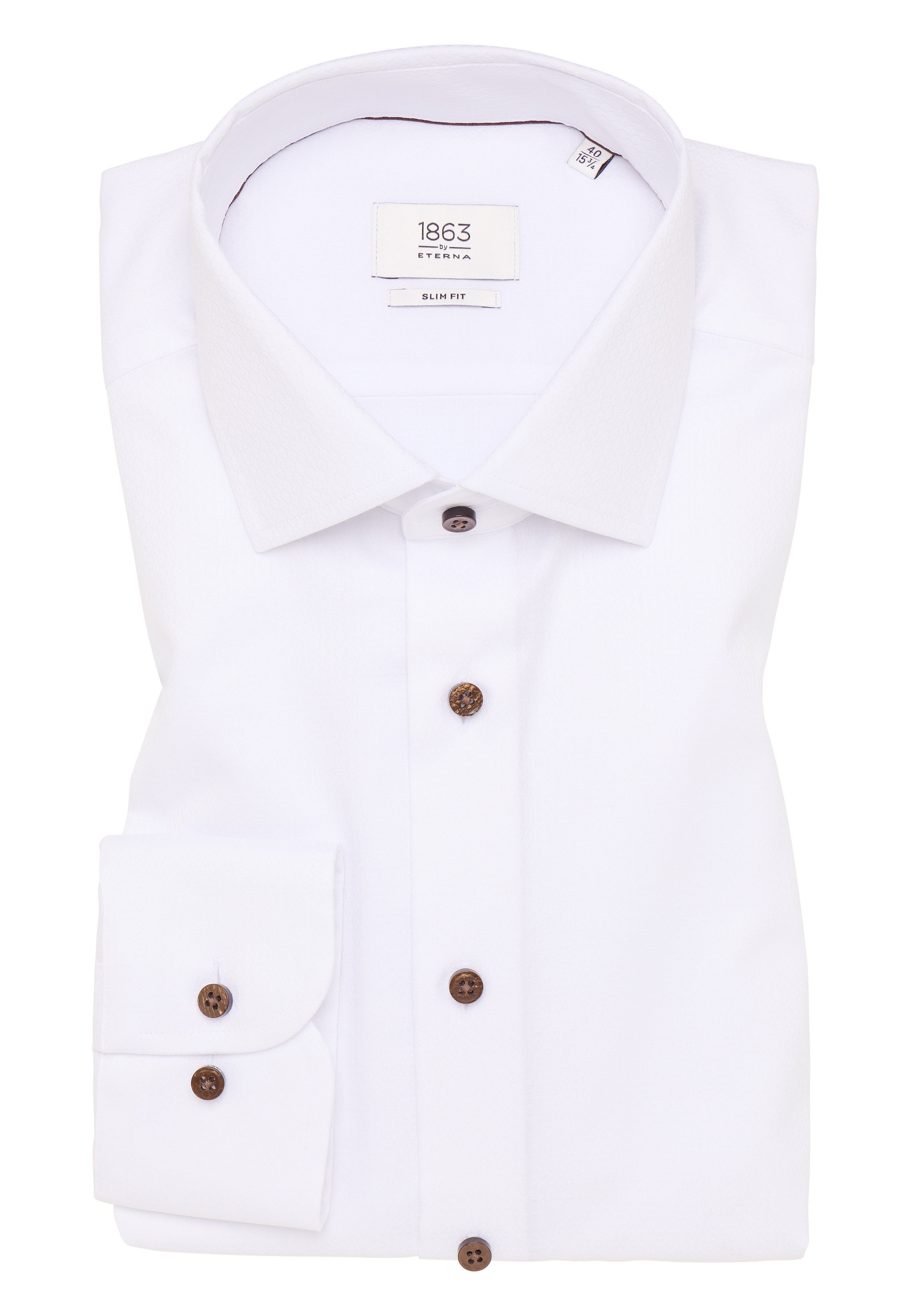 Eterna Langarmhemd »SLIM FIT«, NON IRON (bügelfrei)