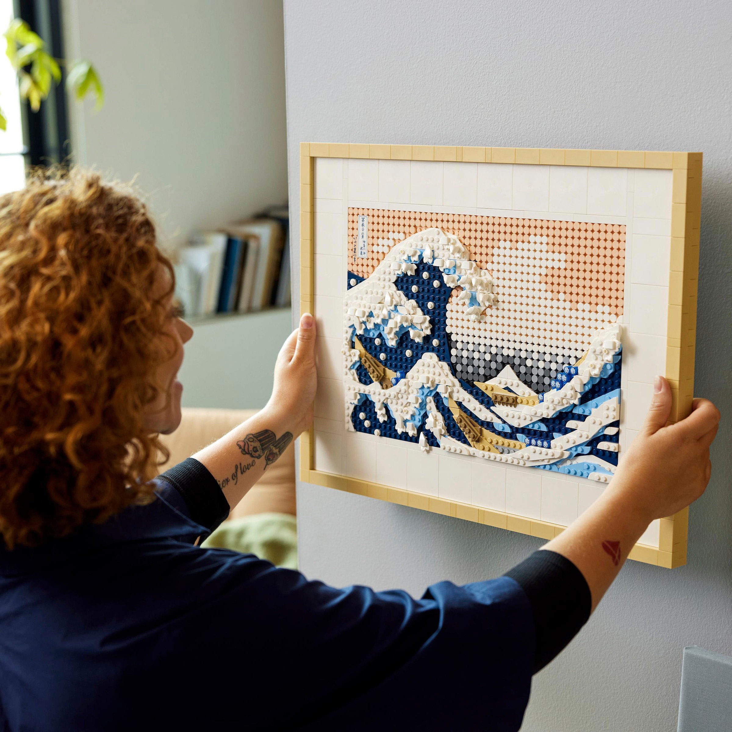 LEGO® Konstruktionsspielsteine »Hokusai – Große Welle (31208), LEGO® Art«, (1810 St.)