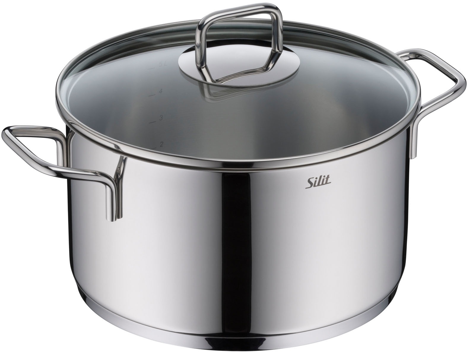 Silit Topf-Set »Extra Cook«, Edelstahl 18/10, (Set, 7 tlg., 4-teiliges Kochgeschirr-Set), SiliTherm Universalboden, induktionsgeeignet, spülmaschinengeeignet