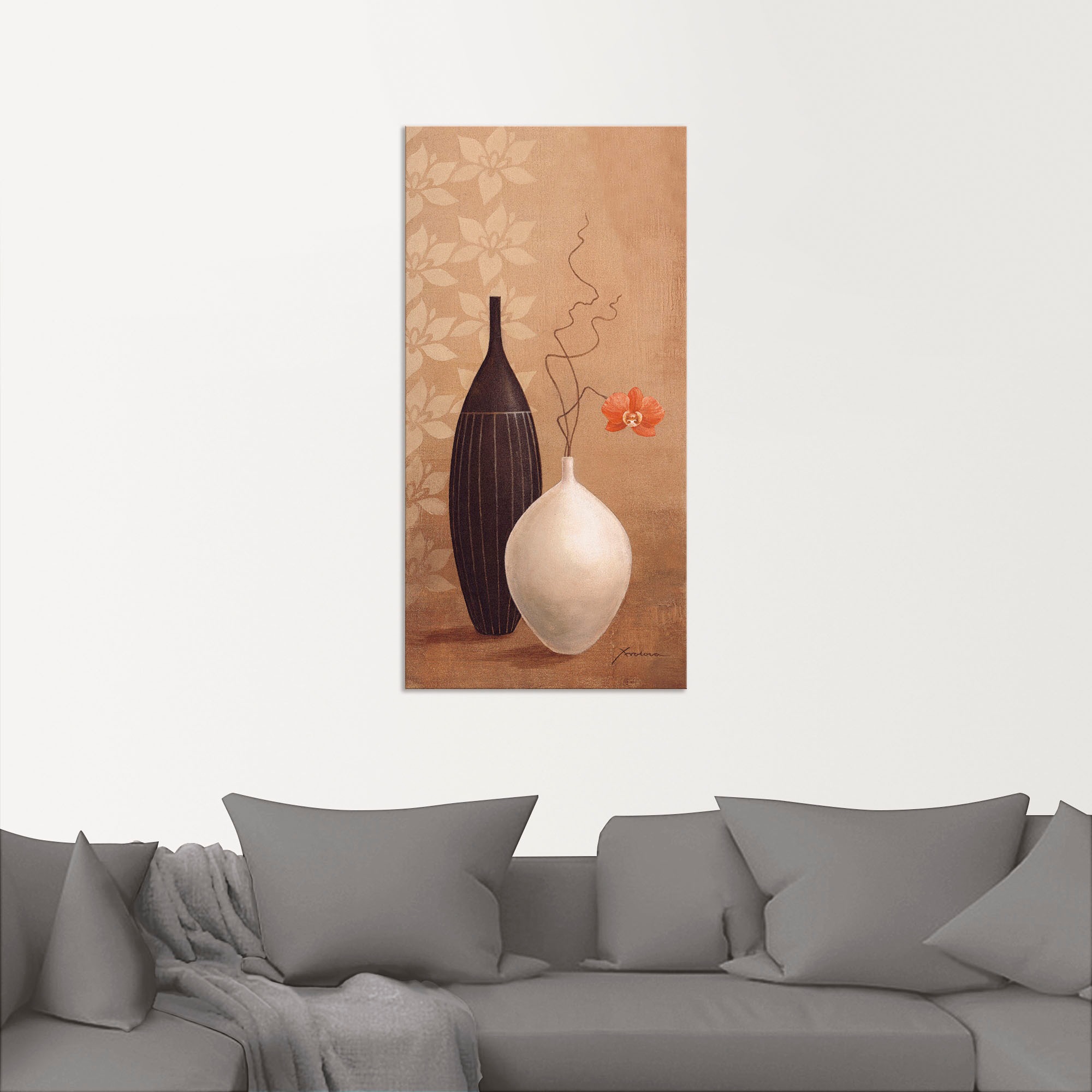 Artland Wandbild »Schmalhalsvase«, Vasen & Töpfe, (1 St.), als Alubild, Outdoorbild, Leinwandbild, Wandaufkleber, versch. Größen