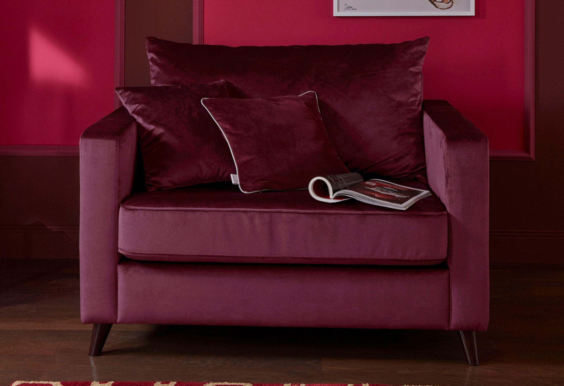 Guido Maria Kretschmer Home&Living Loveseat »Renesse«, lose Kissen, Keder an Sitzkissen