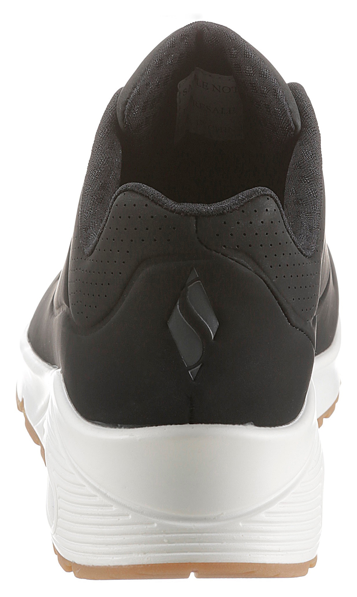 Skechers Wedgesneaker »Uno - Stand on Air«, Freizeitschuh, Halbschuh, Schnürschuh mit feiner Perforation