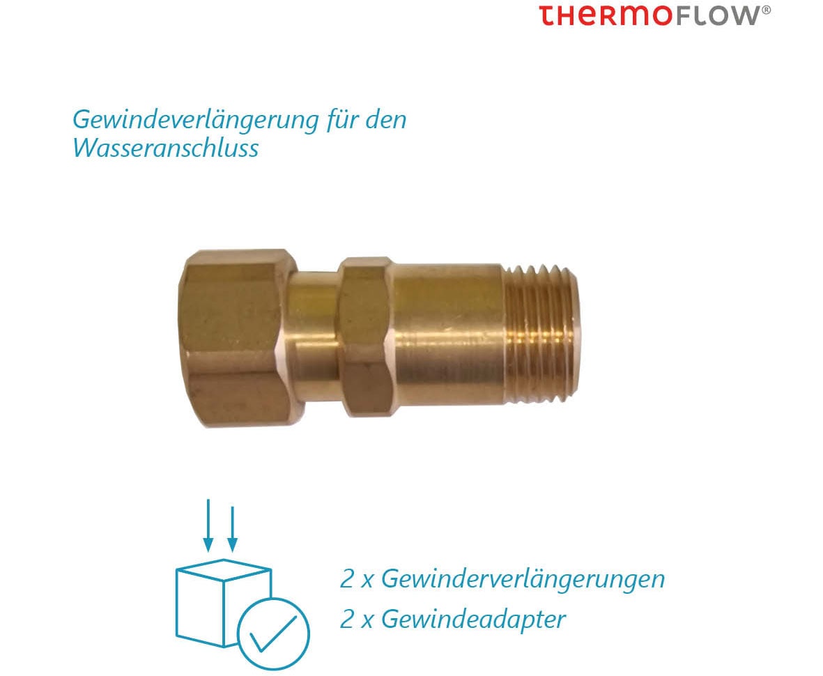 Thermoflow Durchlauferhitzer »Thermoflow Elex 3 in 1«, Für Nennleistung: 18 / 21 / 24 kW geeignet