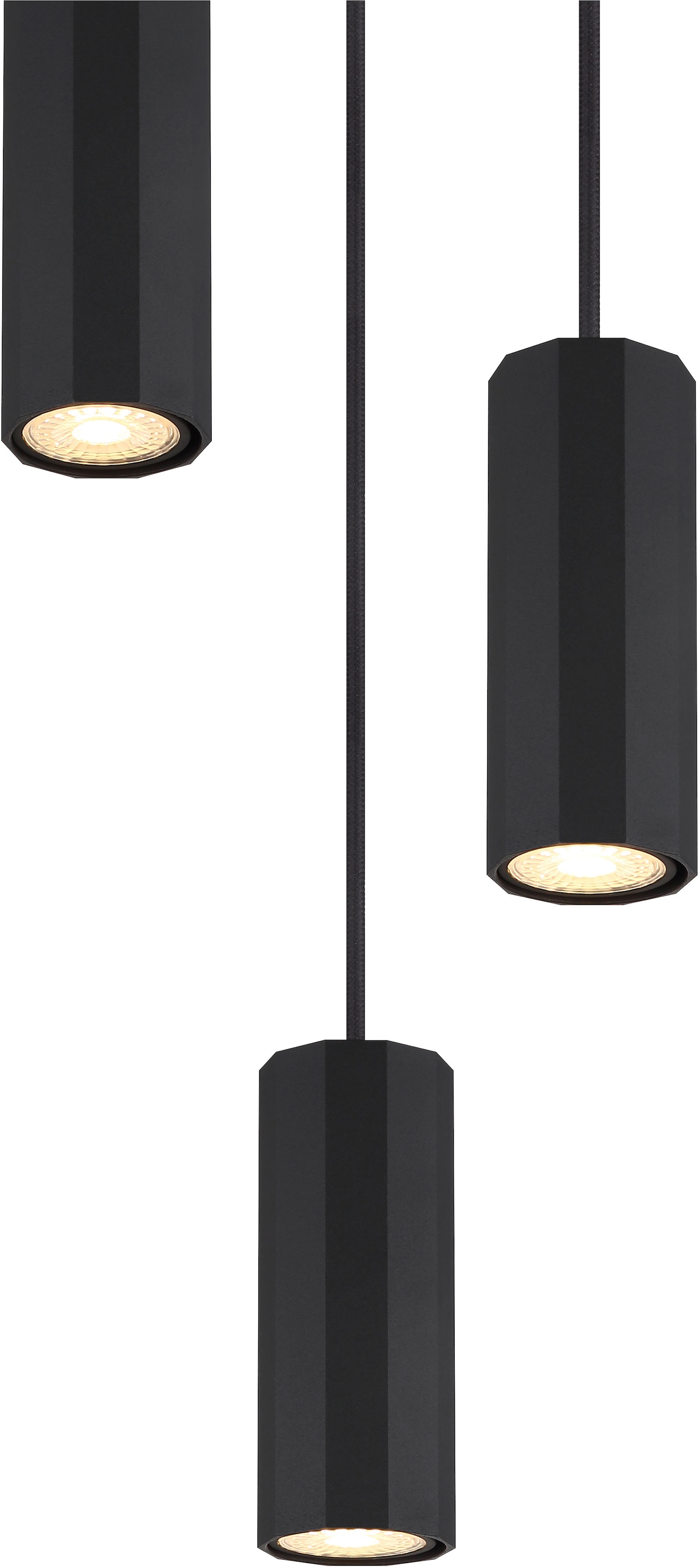 GLOBO LIGHTING Hängeleuchte »JAMES«, Leuchtmittel GU10 | ohne Leuchtmittel, Hängelampe/Pendelleuchte/Esszimmer/Wohnzimmer/Esstisch