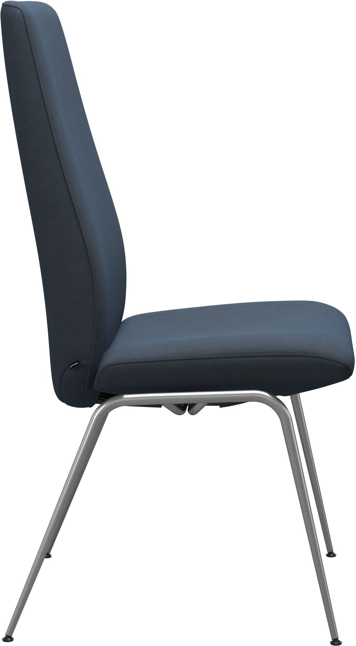 Stressless® Polsterstuhl »Laurel«, Microfaser DINAMICA, High Back, Größe L, mit Beinen aus Stahl in Chrom glänzend