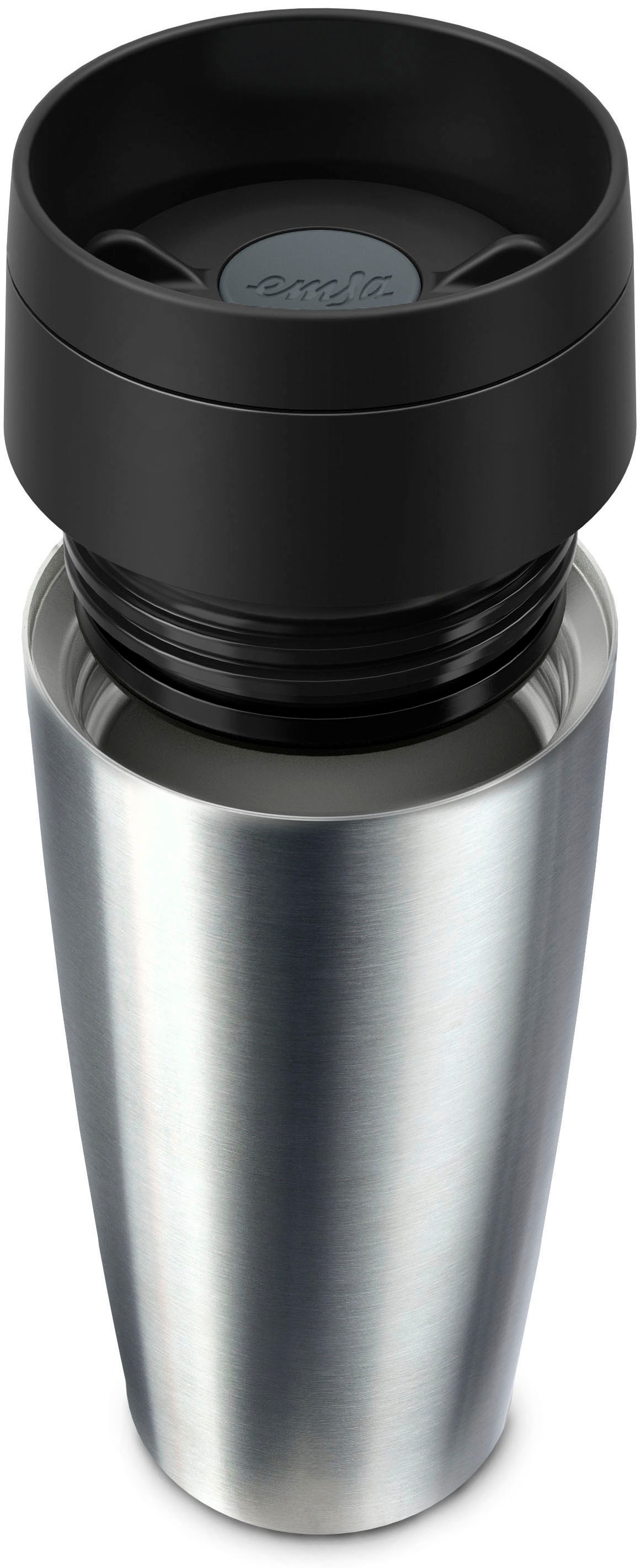 Emsa Thermobecher »Travel Mug Classic, mit 360°-Trinköffnung«, 4h heiß, 8h kalt - 360 ml / 6h heiß, 12h kalt - 500 ml, 100% dicht