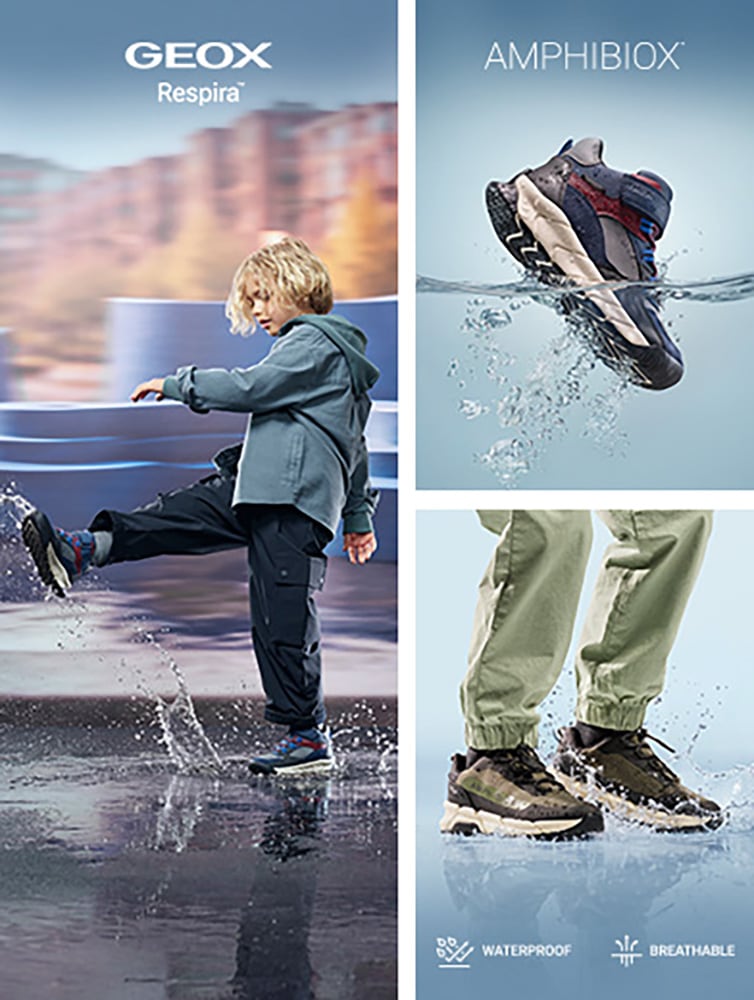 Geox Winterstiefel »J HIMALAYA BOY B ABX«  Snowboots, Klettstiefel mit Warmfutter, Größenschablone zum Download