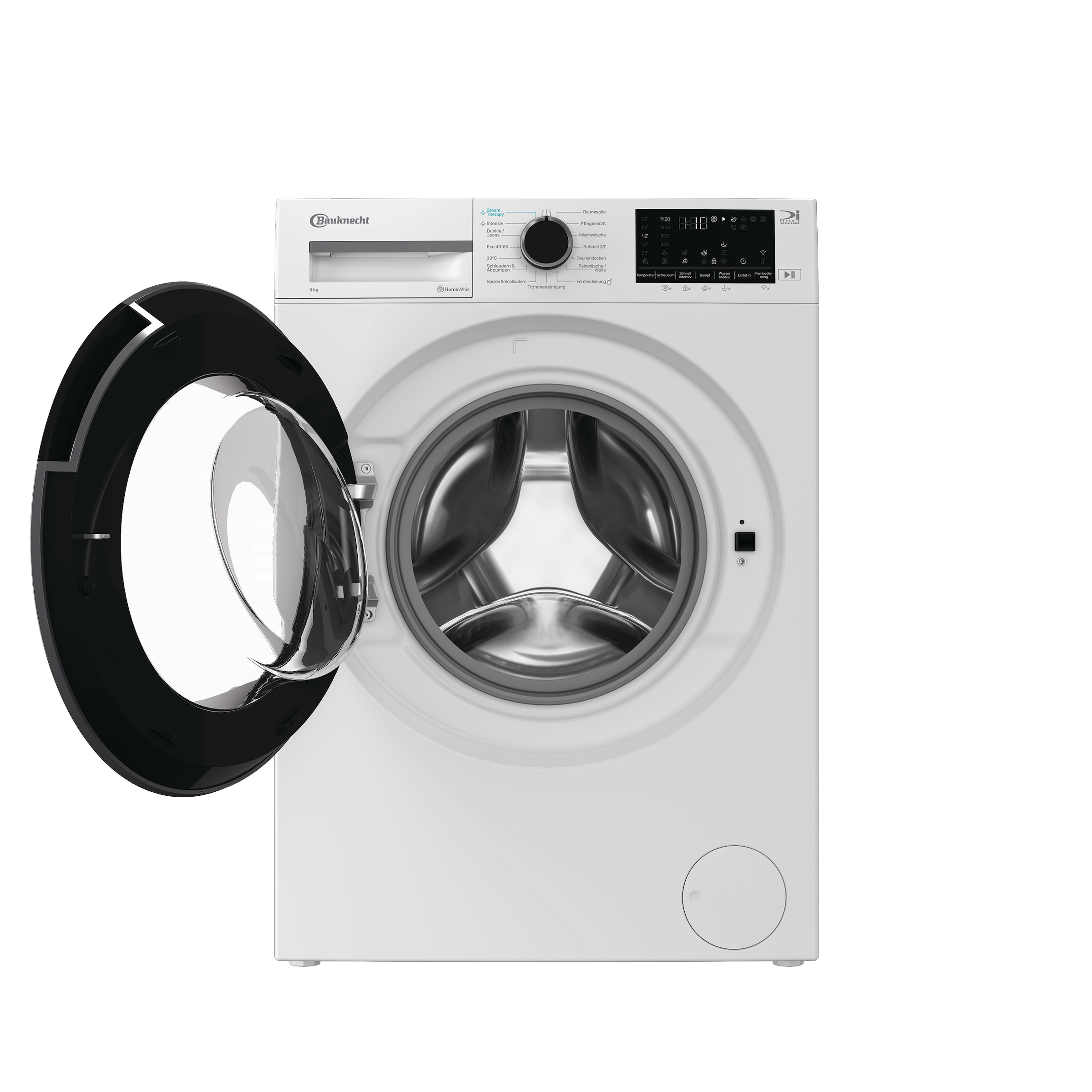 BAUKNECHT Waschmaschine »B W 9A30 BS« 9 kg 1400 U/min Adaptive Wash – Intelligente Anpassung
für perfekte Waschergebnisse