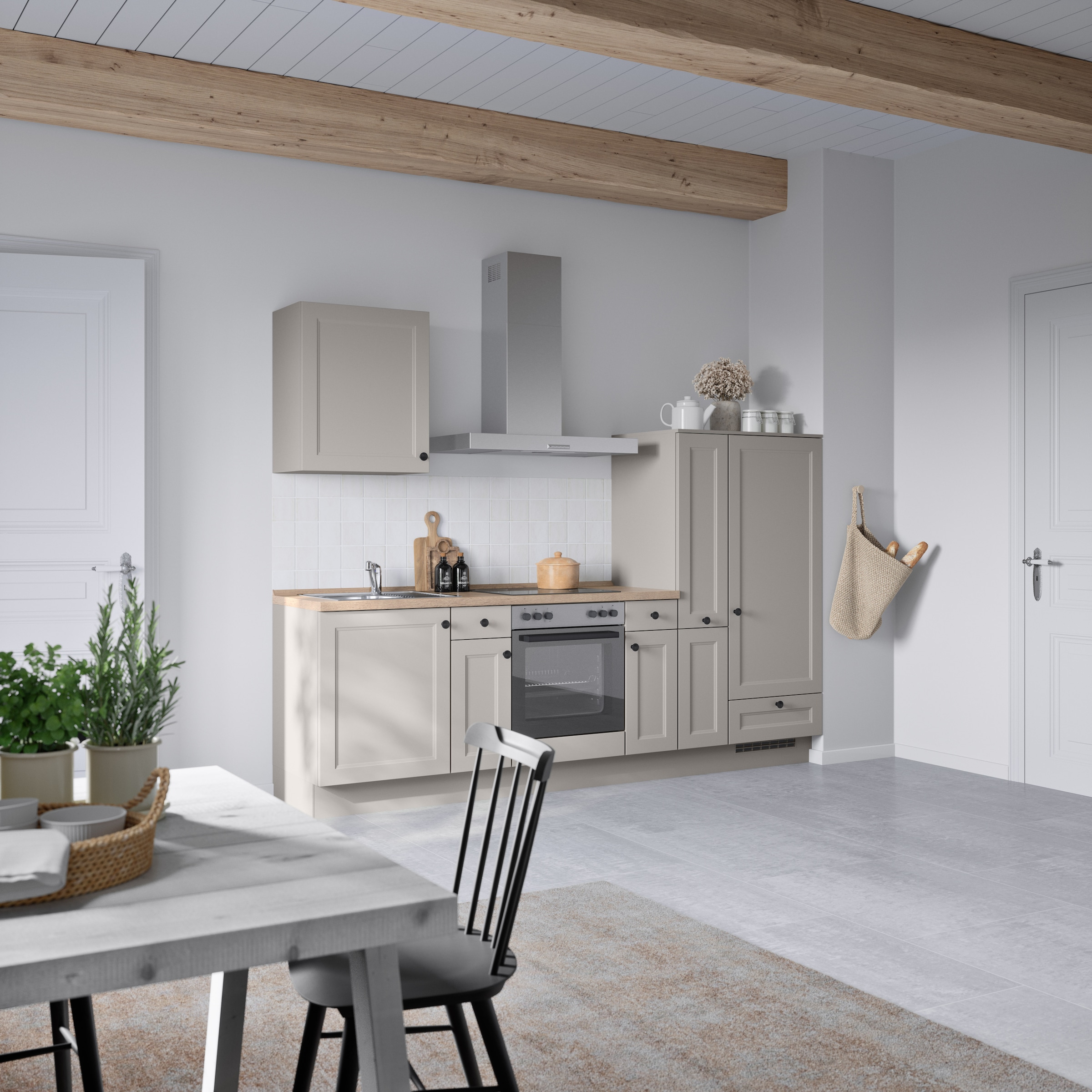 nobilia® Küchenzeile »"Cascada I"«, vormontiert, Ausrichtung wählbar, Breite 270 cm, wahlw. mit E-Geräten