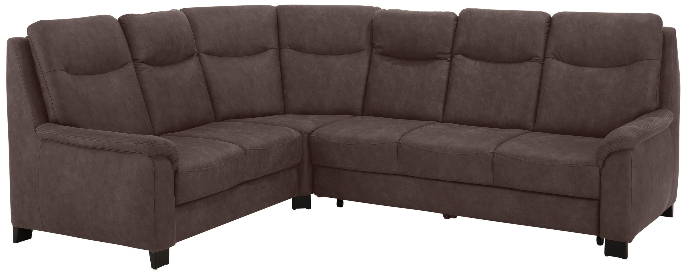 Home affaire Ecksofa »Boccaccio L-Form« mit Federkern, incl. Kopfteilverste günstig online kaufen