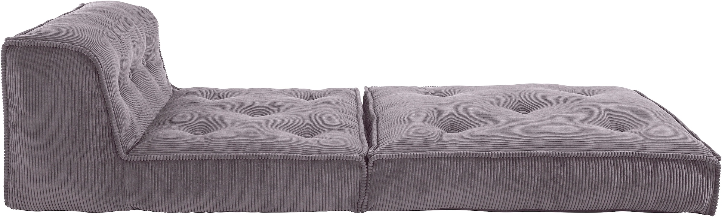 INOSIGN Sessel »Pia«, Loungesessel Größen, Pouf-Funktion. aus in Cord, 2 Schlaffunktion, auf mit kaufen Rechnung