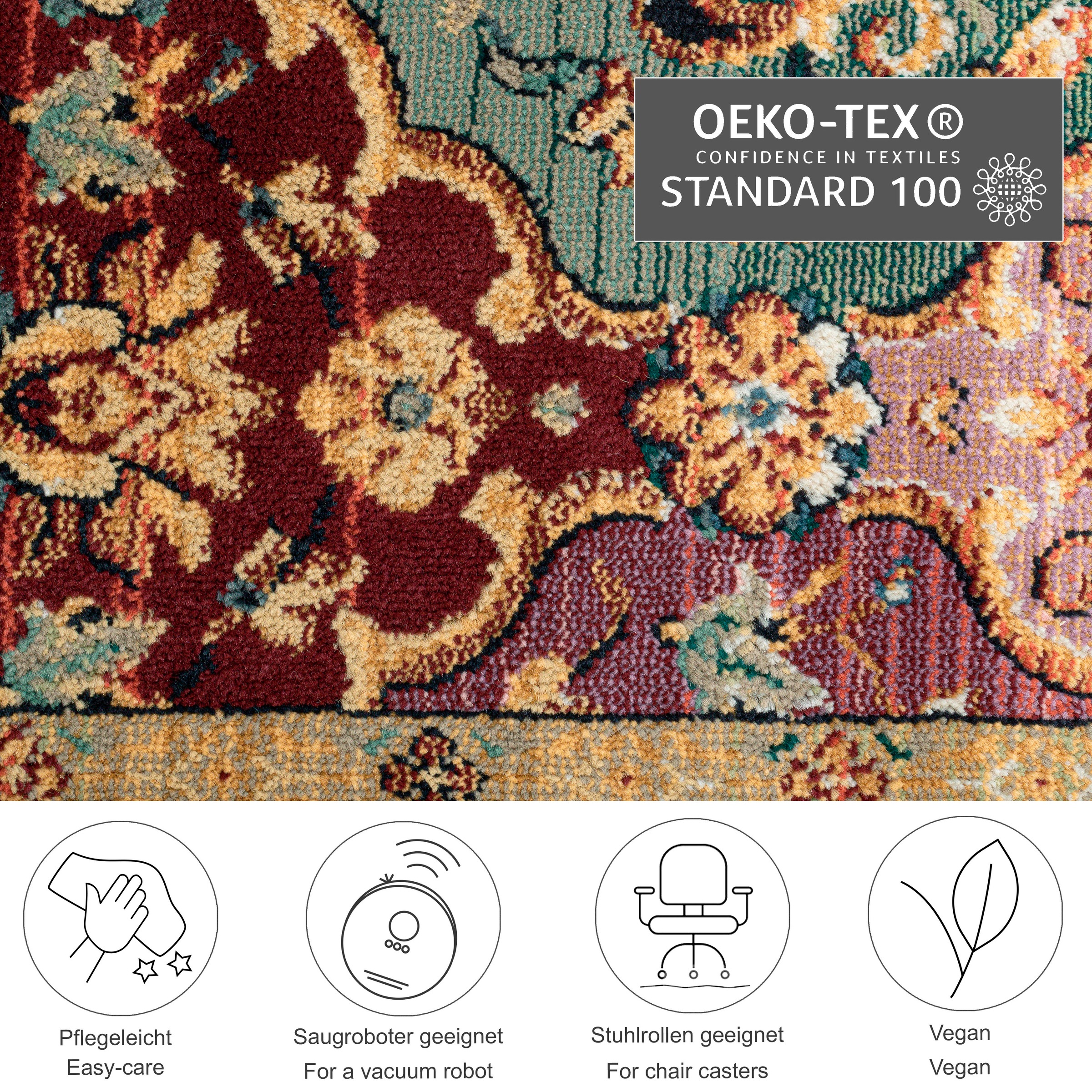 THEKO Teppich »Gabiro 208« rechteckig 10 mm Höhe Teppich-Läufer, Orient-Opt günstig online kaufen