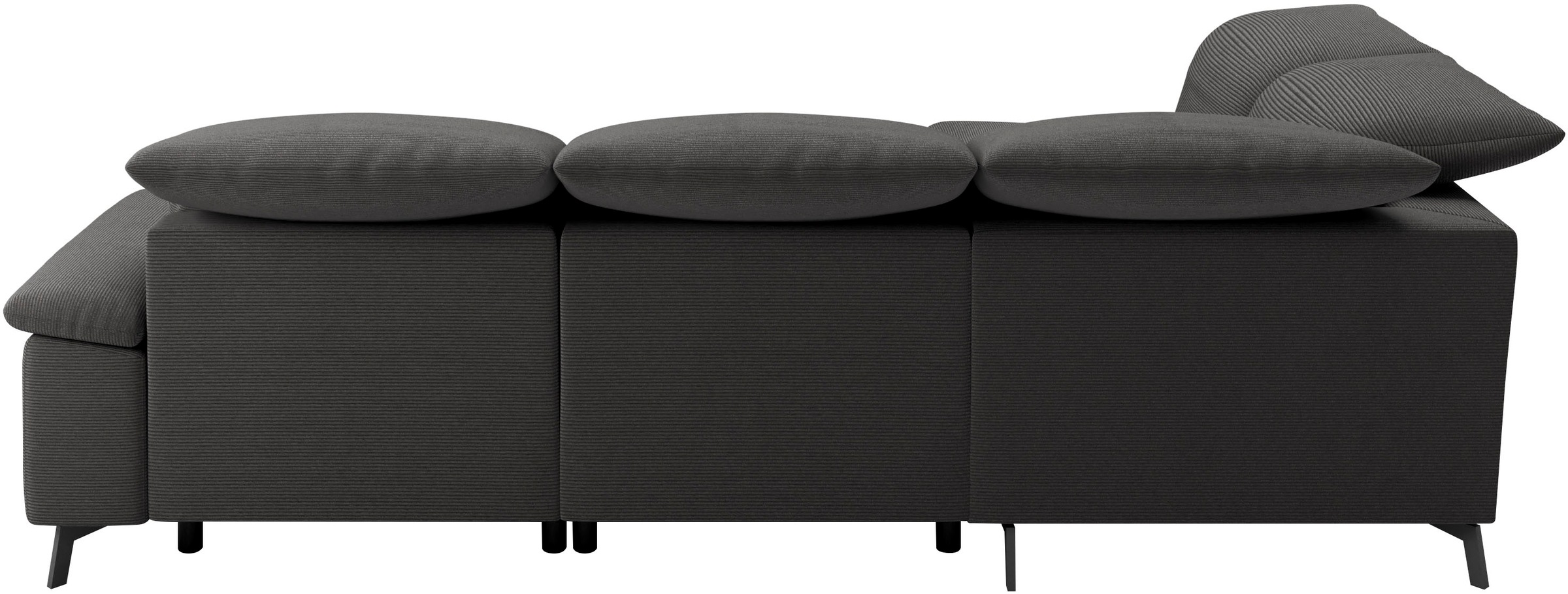Musterring Ecksofa »MR 370, intelligenter Komfort im modernen Design« Optionale Relaxfunktion, flexible Kopfteile & klappbare Armlehnen