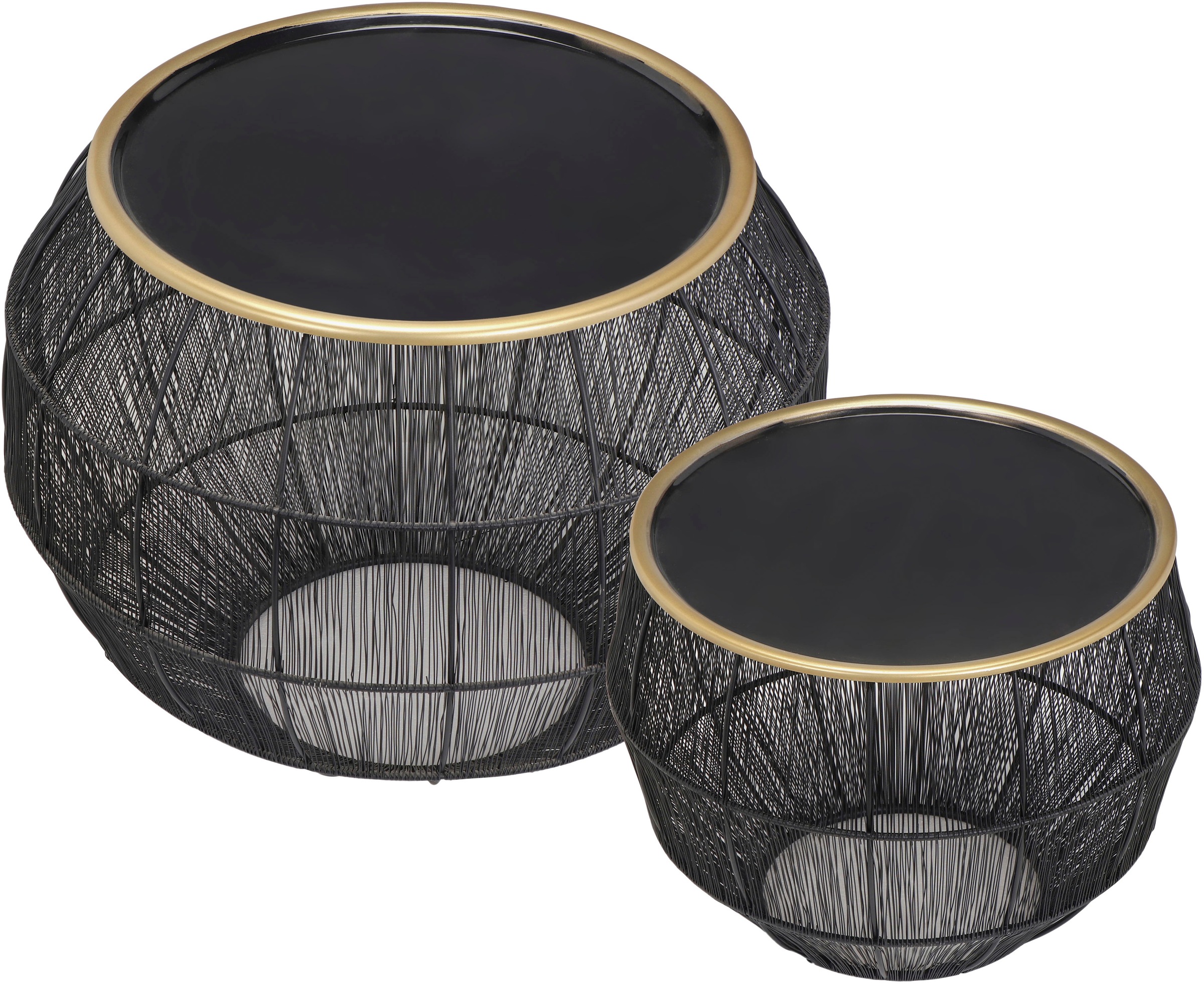 MIRRORS AND MORE Beistelltisch »Mika« Set, 2 Stk. tlg.