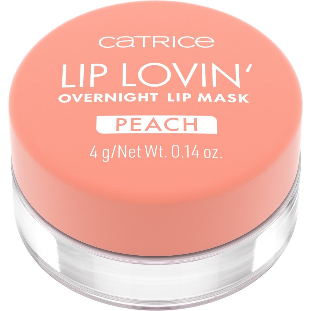 Catrice Lippenmaske »Lip Lovin' Overnight Lip Mask«, (Set, 3 tlg.), Pflegende vegane Formel mit Pfirsicharoma und Pfirsichöl.