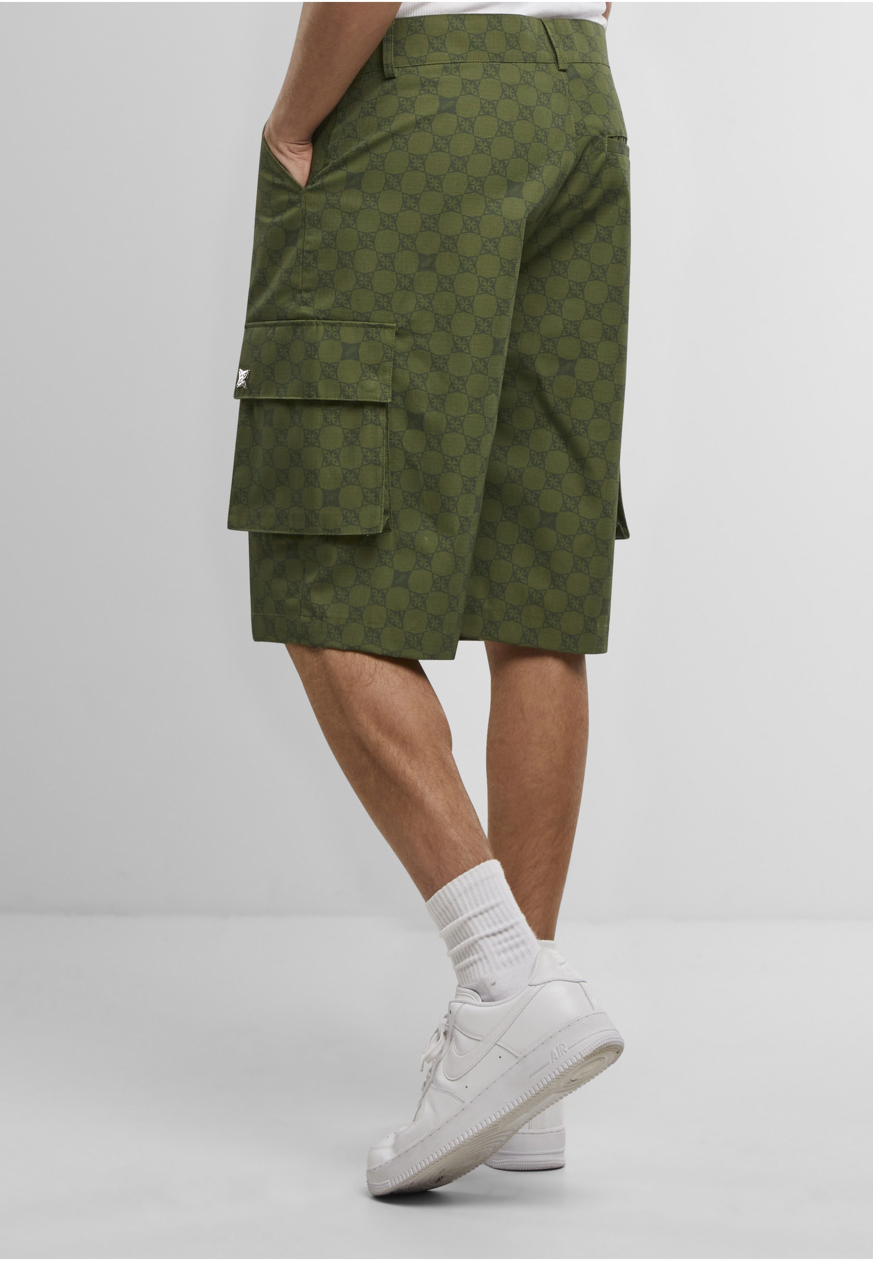 PEQUS Cargoshorts »PEQUS PEQUS Aether Monogram Ripstop Cargo Short«