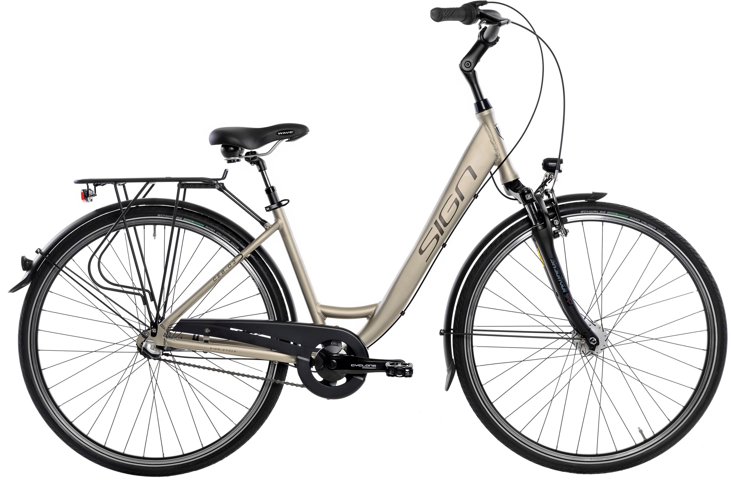 Bild von SIGN Cityrad, 3 Gang, Shimano, NEXUS SG-3C41 Schaltwerk, für Damen und Herren