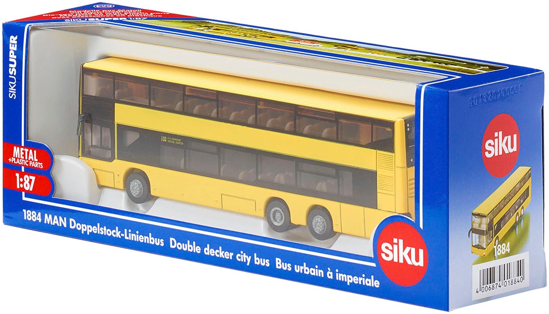 Siku Spielzeug-Bus »SIKU Super, MAN Doppelstock Linienbus (1884)«