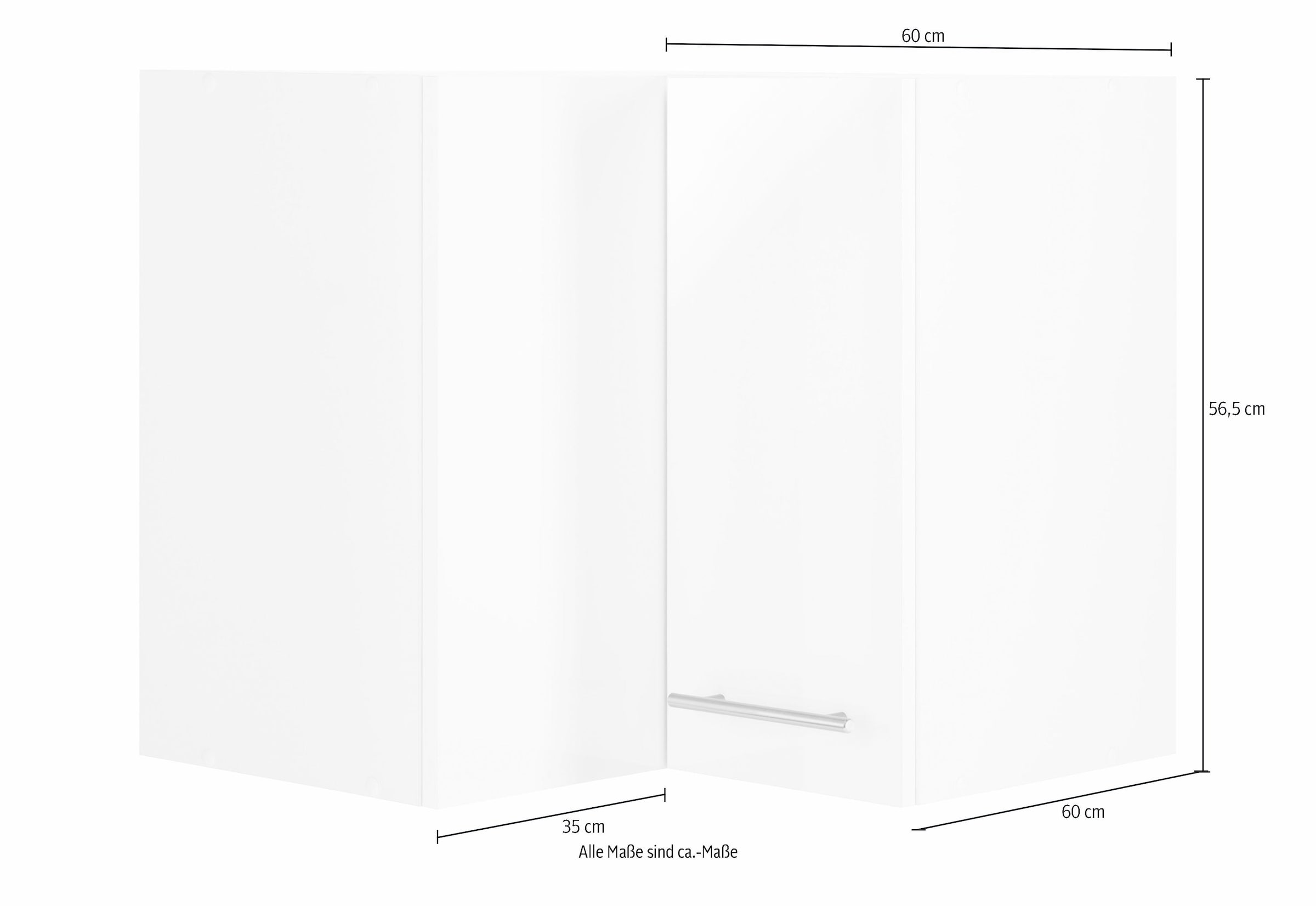 mit Eckhängeschrank wiho Metallgriffen kaufen »Ela«, Küchen online