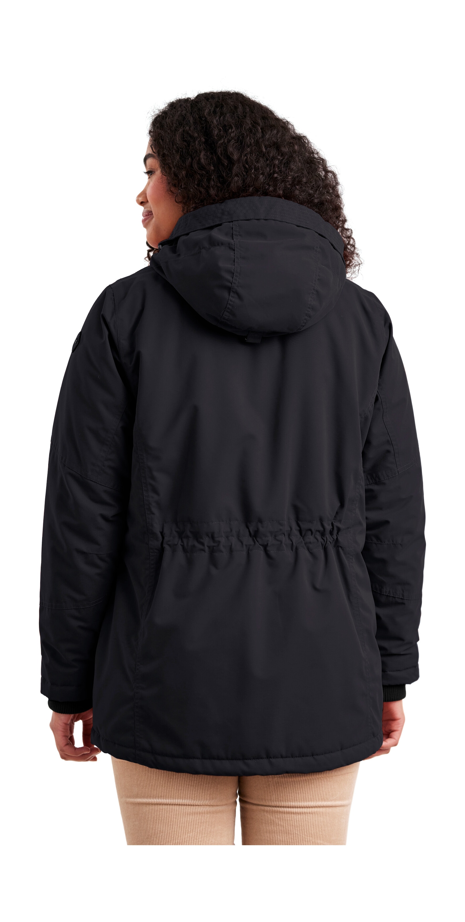 STOY Funktionsjacke »STW 4 WMN JCKT« Wasserdichte, atmungsaktive Jacke mit Teddy Fleece und abnehmbarer Kapuze