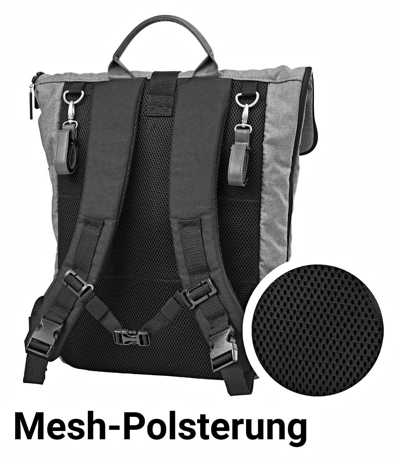 Gesslein Wickelrucksack »N°6, rosa/pink«, Made in Germany