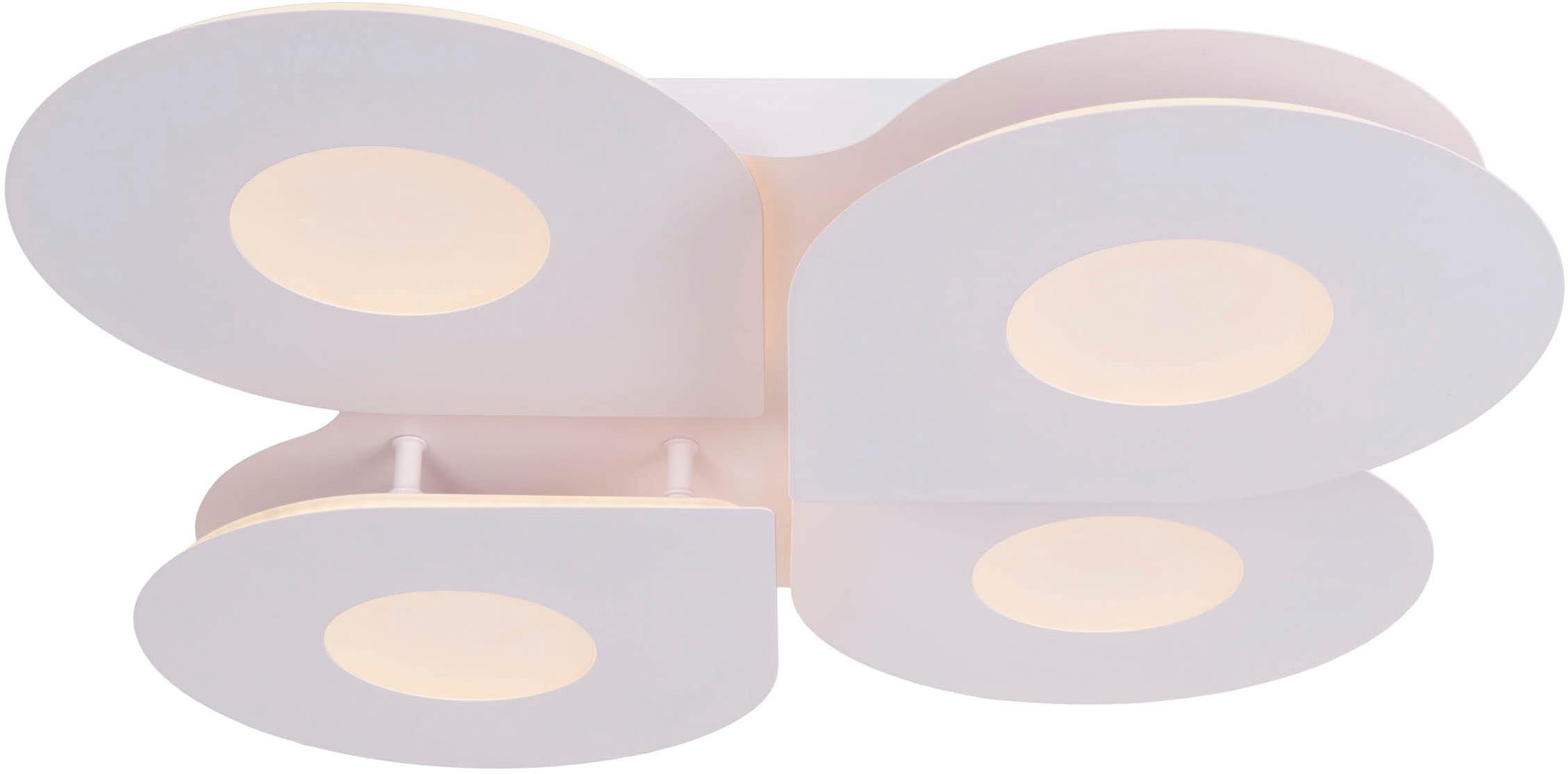 näve LED Deckenleuchte »Smilla«, 1 flammig, Leuchtmittel LED-Modul | LED fest integriert, weiß, Memory, Nachtlicht, CCT, dimmbar per Fernbedienung (inkl.)