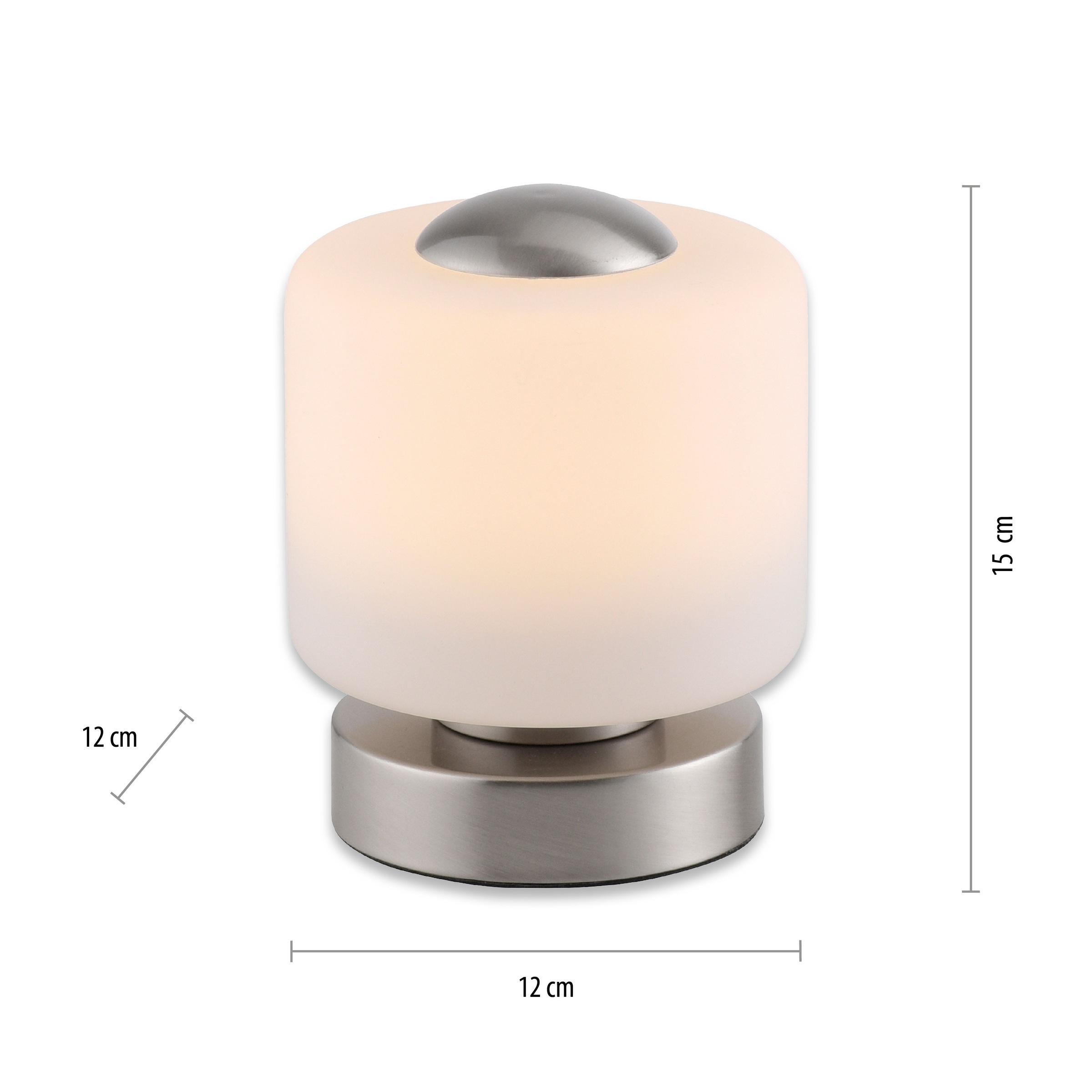 Paul Neuhaus Tischleuchte »BOTA« LED-Board 1 Stk. Warmweiß LED, dimmbar über Touchdimmer