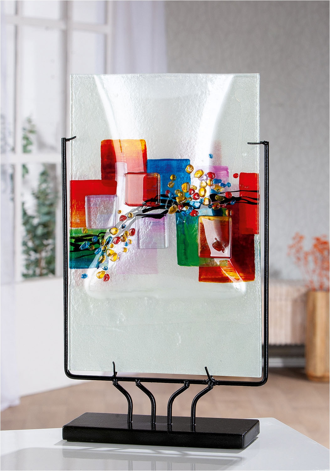 GILDE Bodenvase »Bodenvase rechteckig Willou«