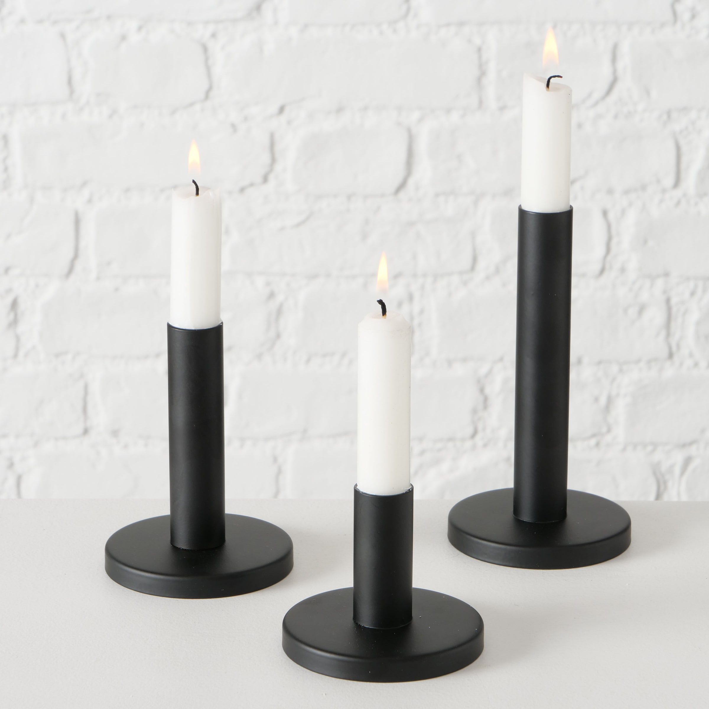 BOLTZE Kerzenleuchter »Malko«, (Set, 3 St.), aus Eisen online kaufen