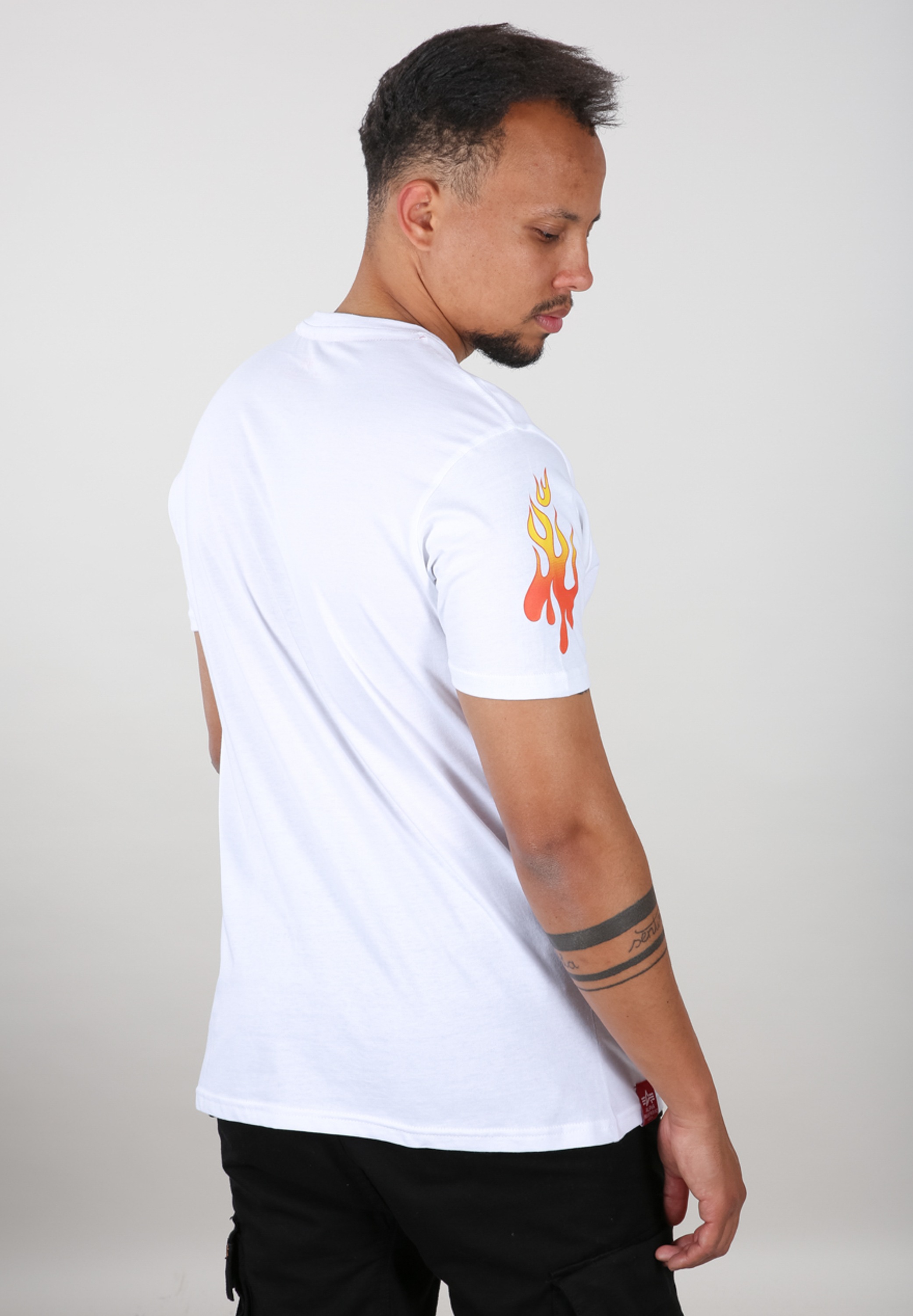 Alpha Industries T-Shirt »Alpha Industries Men - T-Shirts Flame T-Shirt«