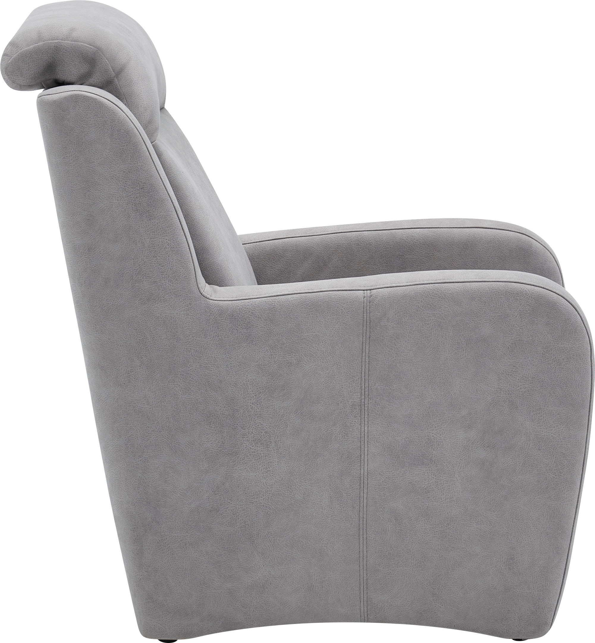 VILLA BECK Sessel »Varese«, inklusive Kopfteilverstellung, in Sitzhöhe 49 cm