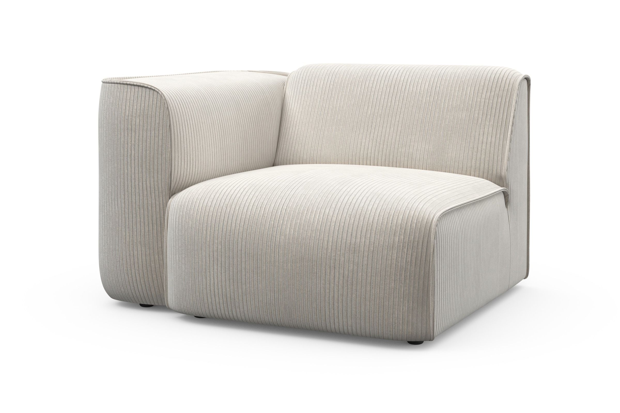 RAUM.ID Sessel »Merid Sofa-Eckelement, Maße B/T/H: 109/97/46 cm«, als Modul oder separat verwendbar, für individuelle Zusammenstellung