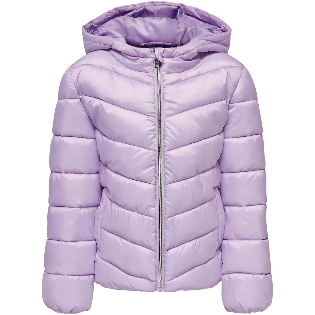 KIDS ONLY Steppjacke »KOGTANEA QUILTED HOOD JACKET OTW NOOS«, mit Kapuze