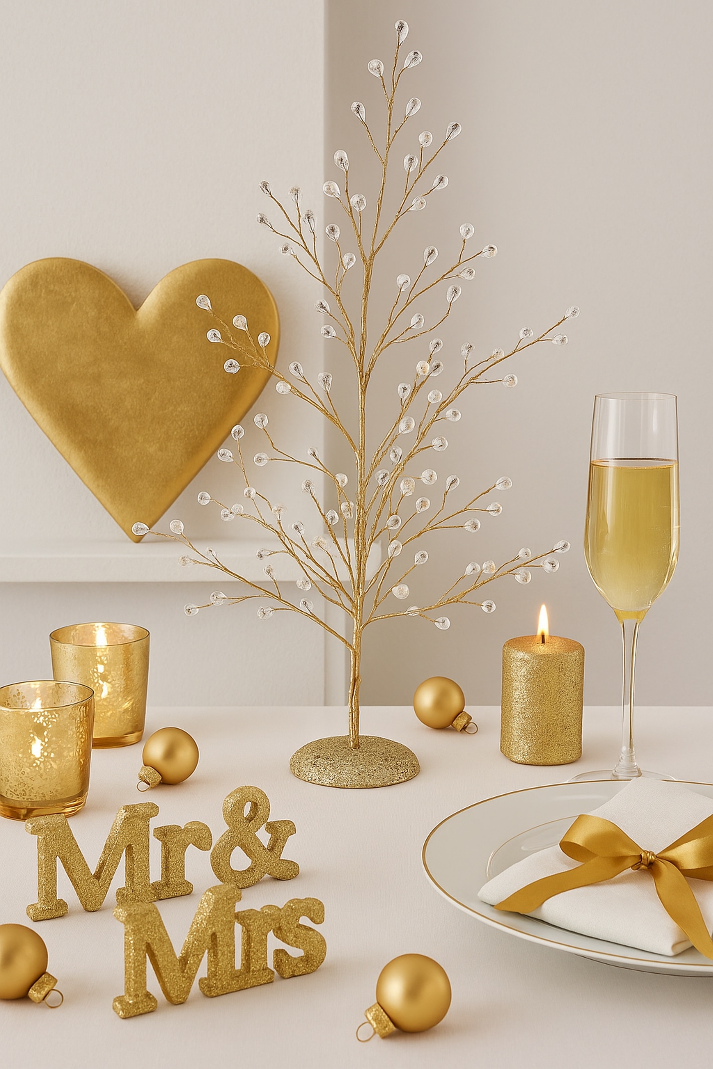 I.GE.A. Kunstbaum »Dekobaum mit Acryl-Steinchen«