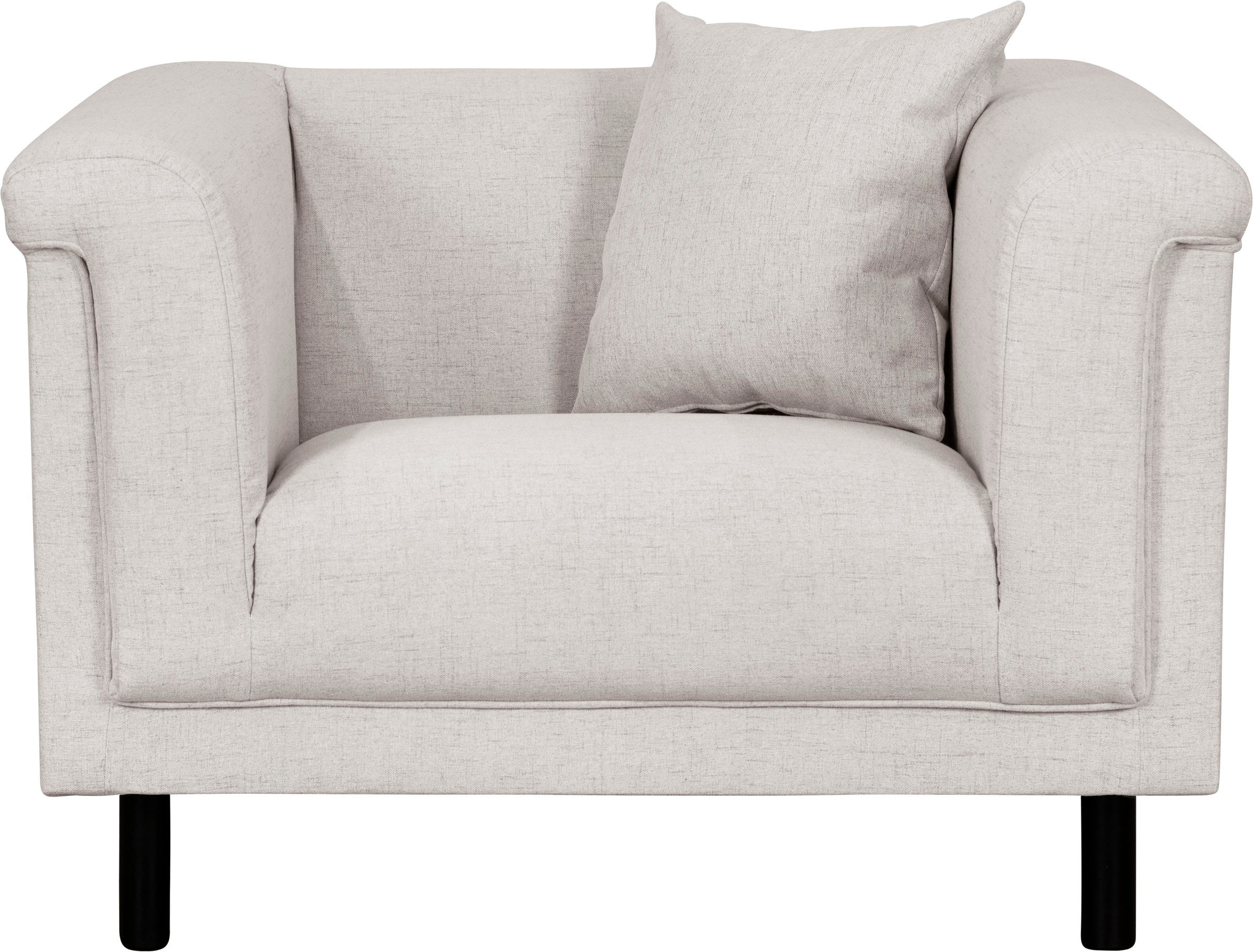 INOSIGN Sessel »AGNIA  B/T/H: 100/85/71 cm«, incl. Zierkissen, auch in Cord und Bouclé