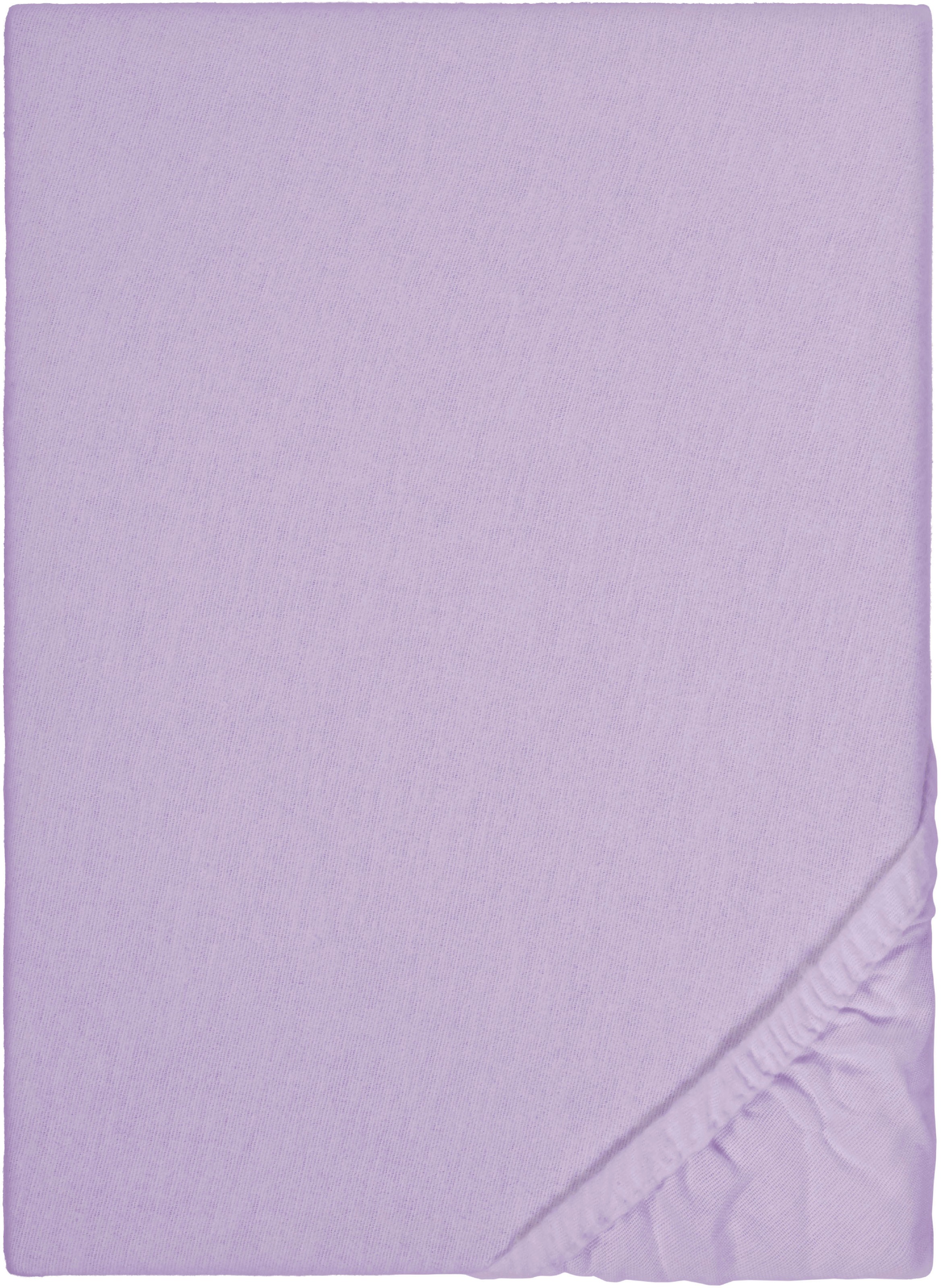 Biberna Spannbettlaken »Biber in Gr. 90x200, 140x200 oder 180x200 cm«, aus Baumwolle, für Matratzen bis 22 cm Höhe, Winter, Bettlaken
