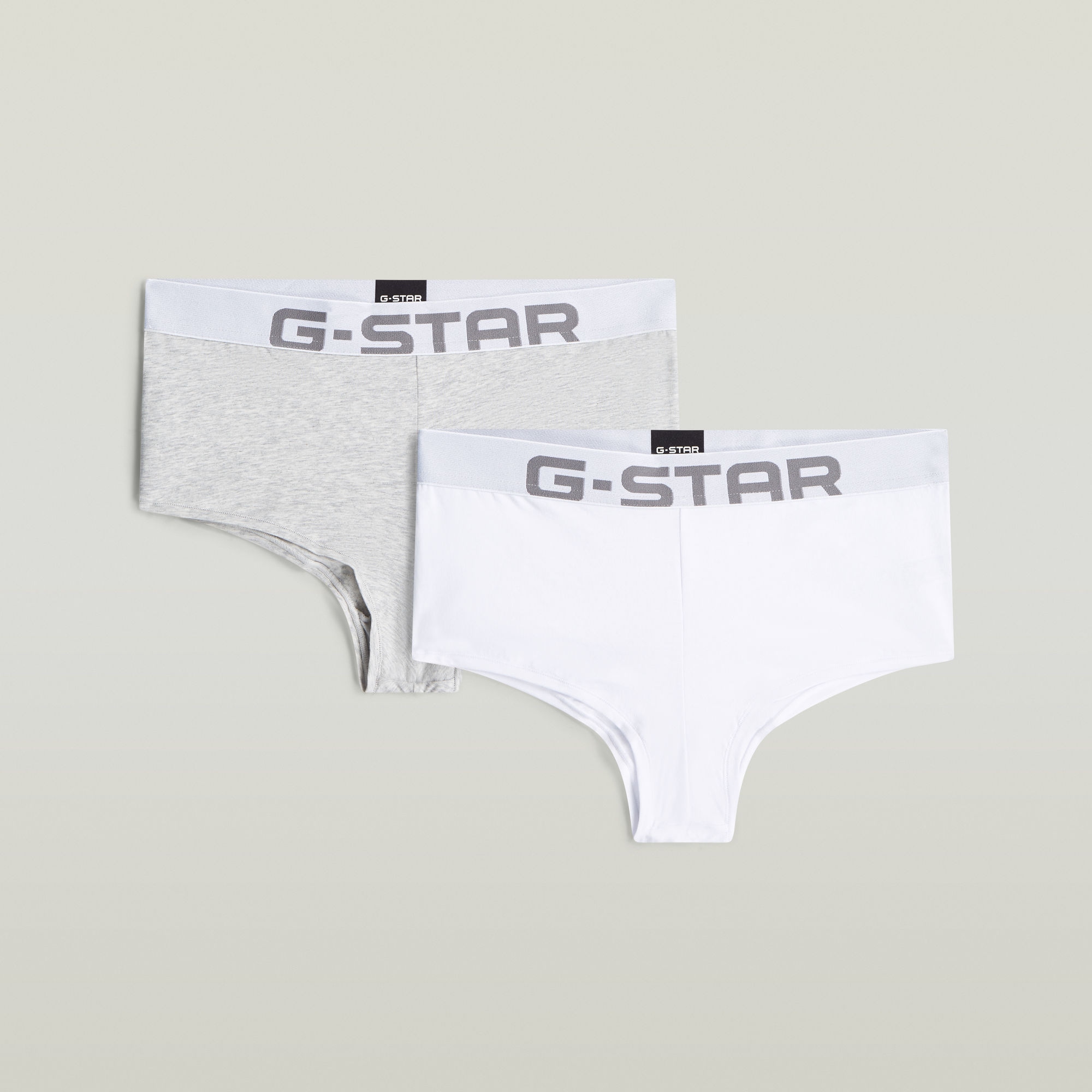 G-STAR Panty »FADEN, BOY SHORTS« Packung, 2 Stk. mit Logobund