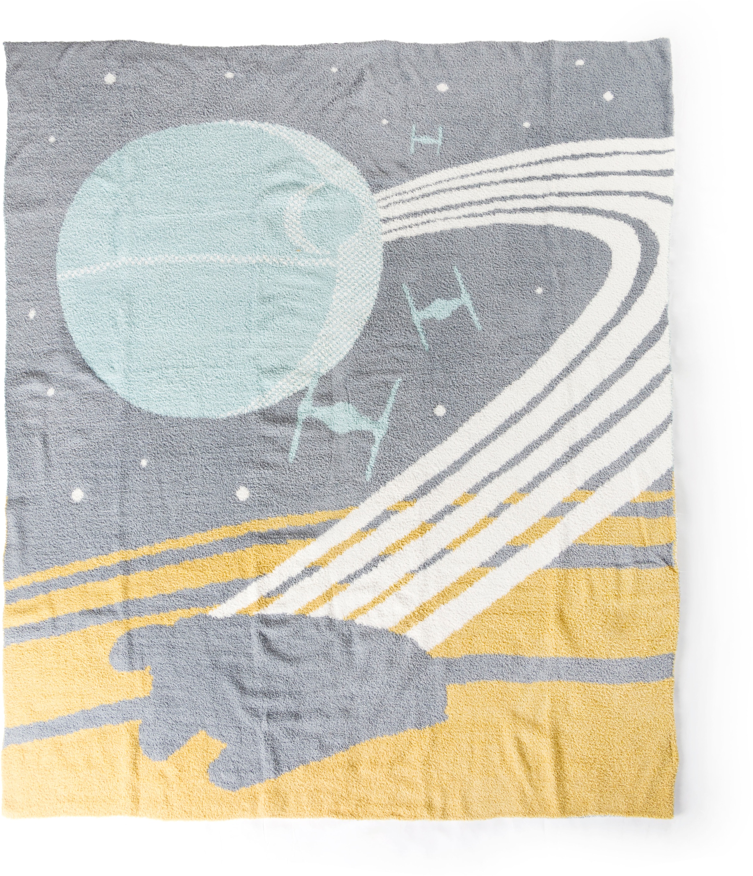Star Wars Kinderdecke »Star Wars Millennium Falcon« Flauschige Kuscheldecke - 127 x 152 cm Flauschig gestrickt