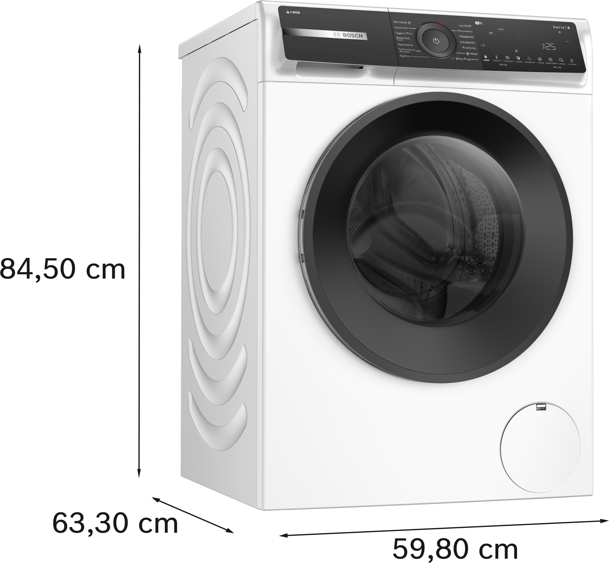 BOSCH Waschmaschine Serie 6 »WGH244A40« 9 kg 1300 U/min