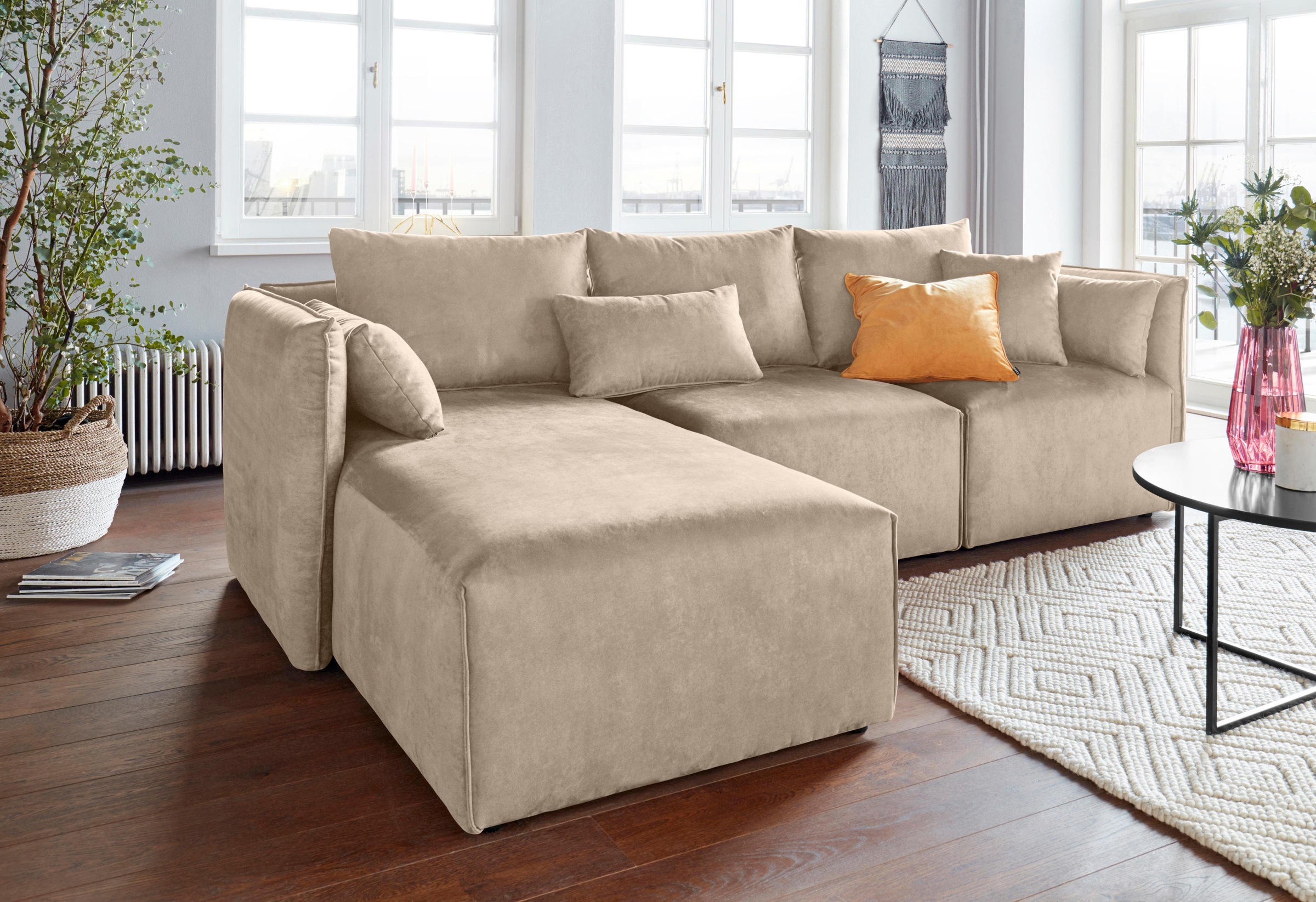 andas Ecksofa "Nöre L-Form" 3 Teile, in vielen Bezugsqualitäten und Farben. günstig online kaufen