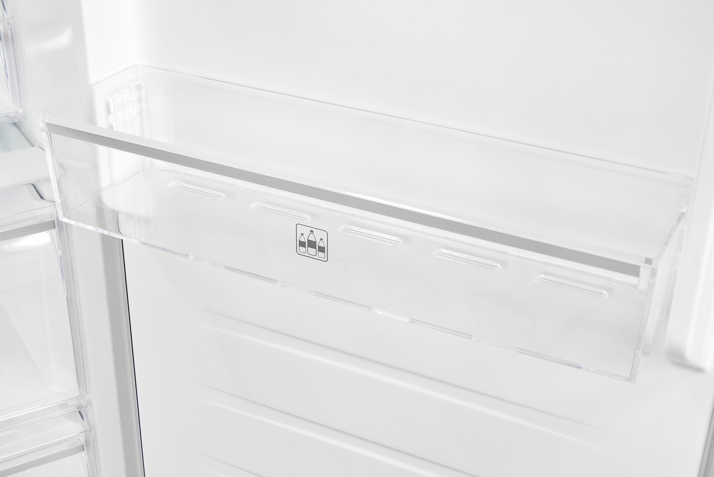 exquisit Vollraumkühlschrank »KS360-V-HE-040D«, 359 Liter Nutzinhalt, NoFrost, Display
