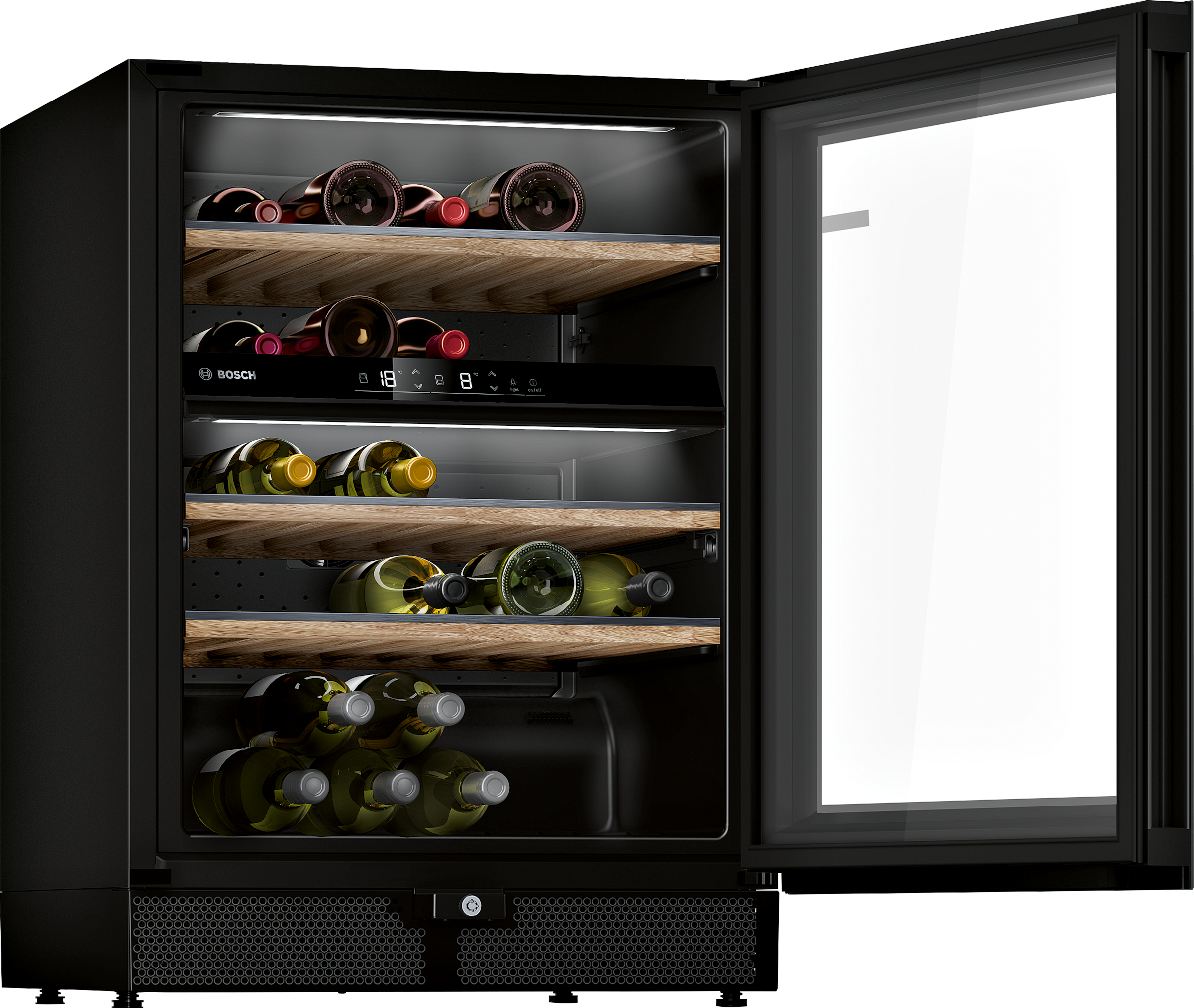 BOSCH Weinkühlschrank »KWK16ABGB«, für 44 St. Standardflaschen á 075l