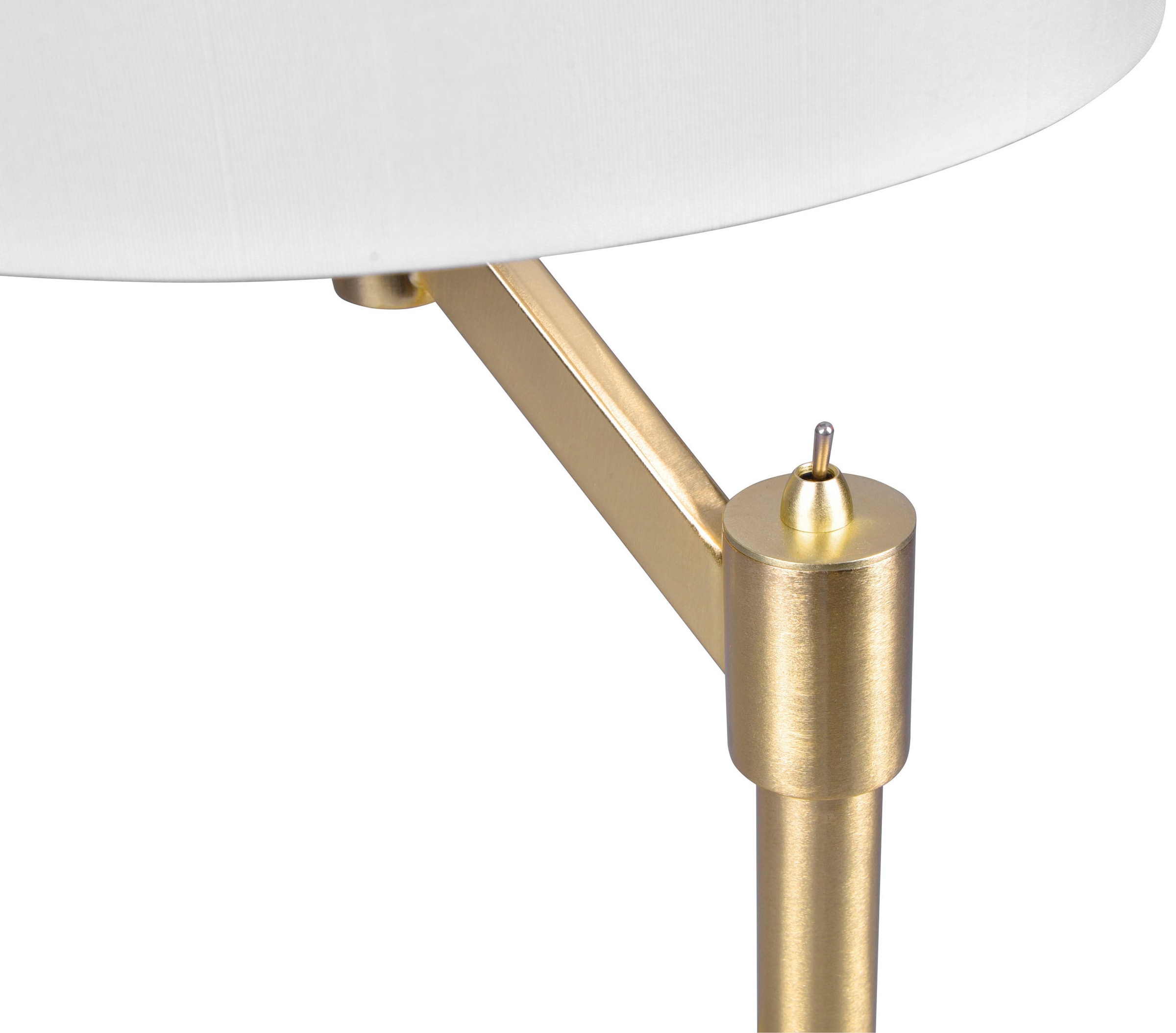 Schreibtischlampe online LM, TRIO »Cassio«, 1x E27 Nachttischlampe Kippschalter Höhe exkl Leuchten flammig-flammig, 1 Stoffschirm kaufen 48cm,